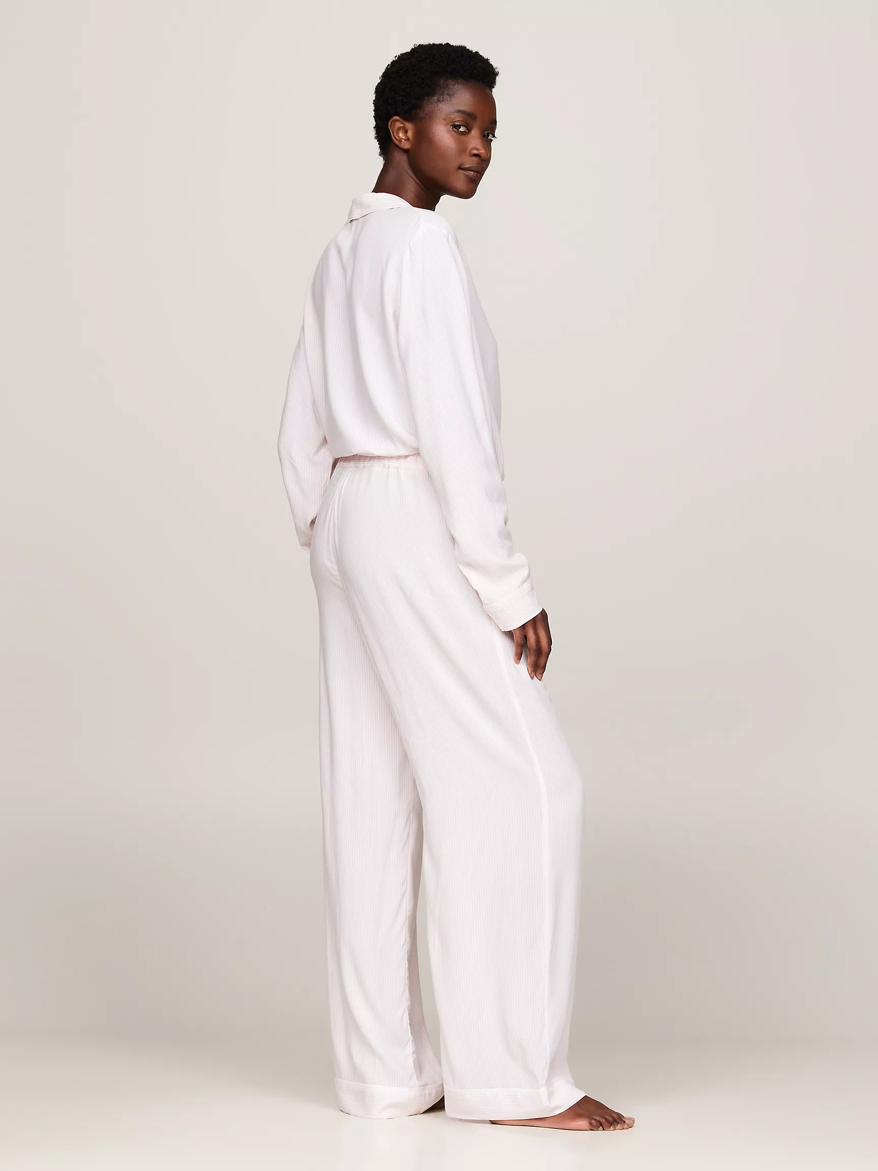 Женская одежда для сна Tommy Hilfiger, Полосатые вискозные пижамные штаны