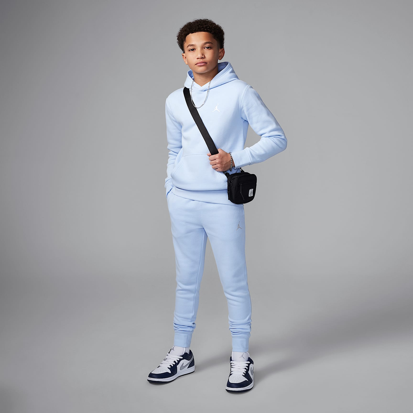 Jordan Big Kids' Brooklyn Fleece Pullover Hoodie