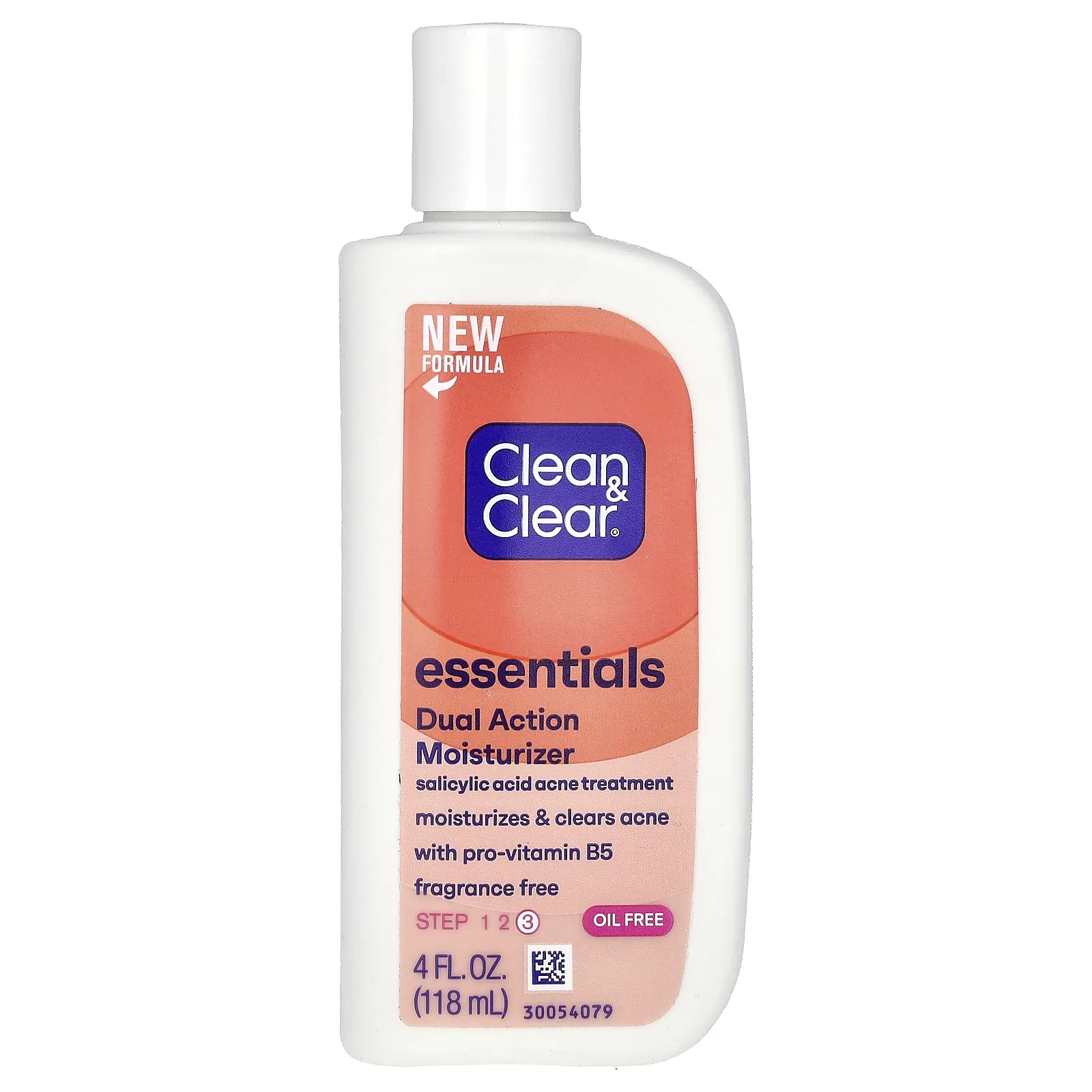 Clean & Clear, Увлажняющее средство двойного действия, лекарство от угревой сыпи с салициловой кислотой, 4 жидк. унц. (118 мл)