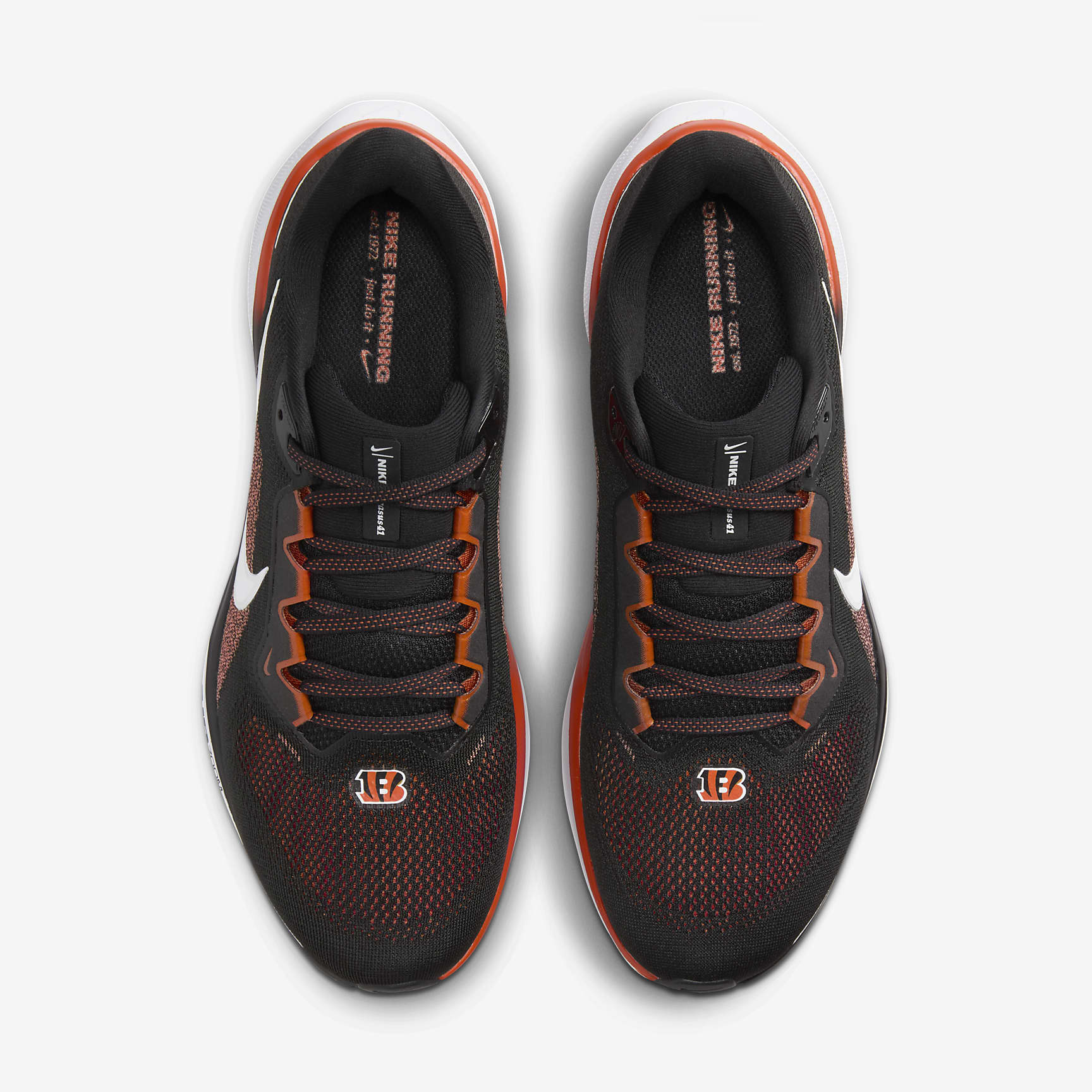 Nike Pegasus 41 NFL Cincinnati Bengals Men's Road Running Shoes