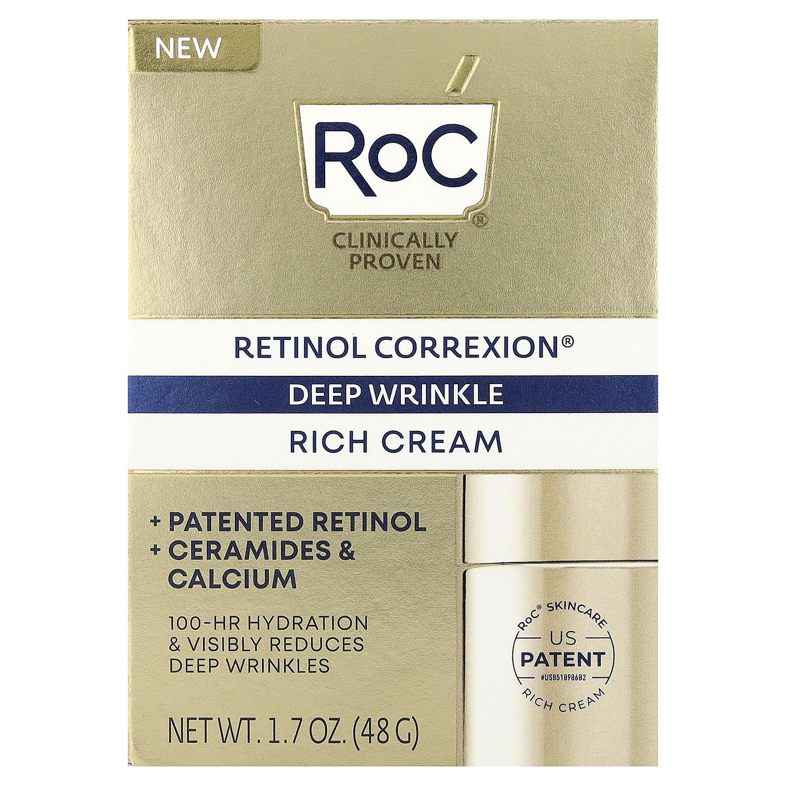RoC, Retinol Correxion®, крем против глубоких морщин, 48 г (1,7 унции)