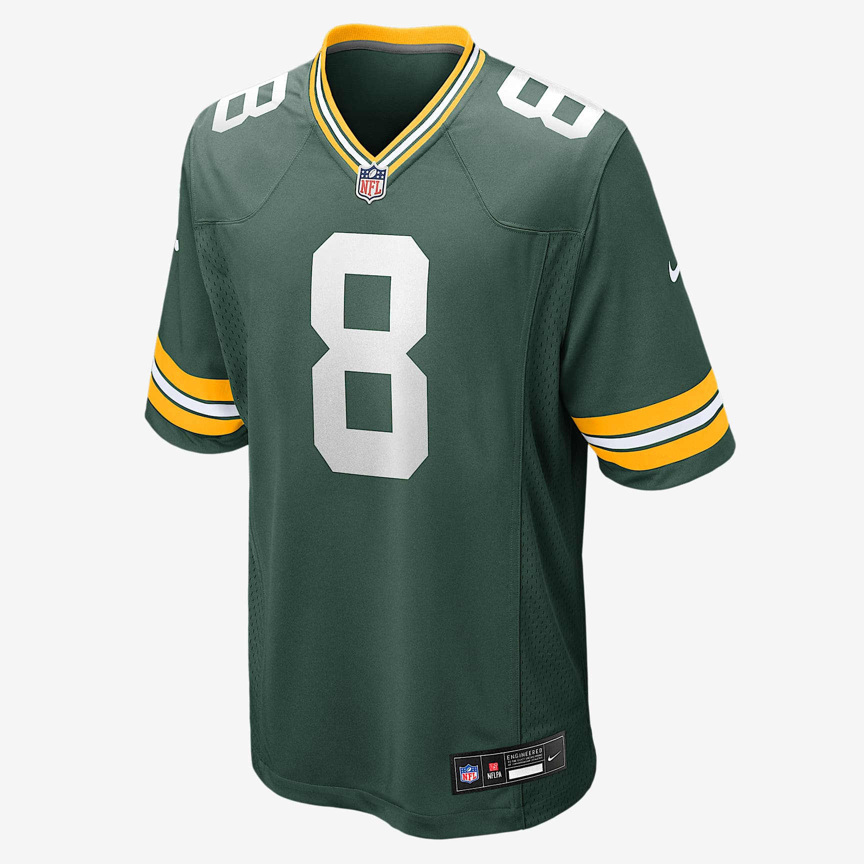 Josh Jacobs Green Bay Packers Men's Nike NFL Game Jersey