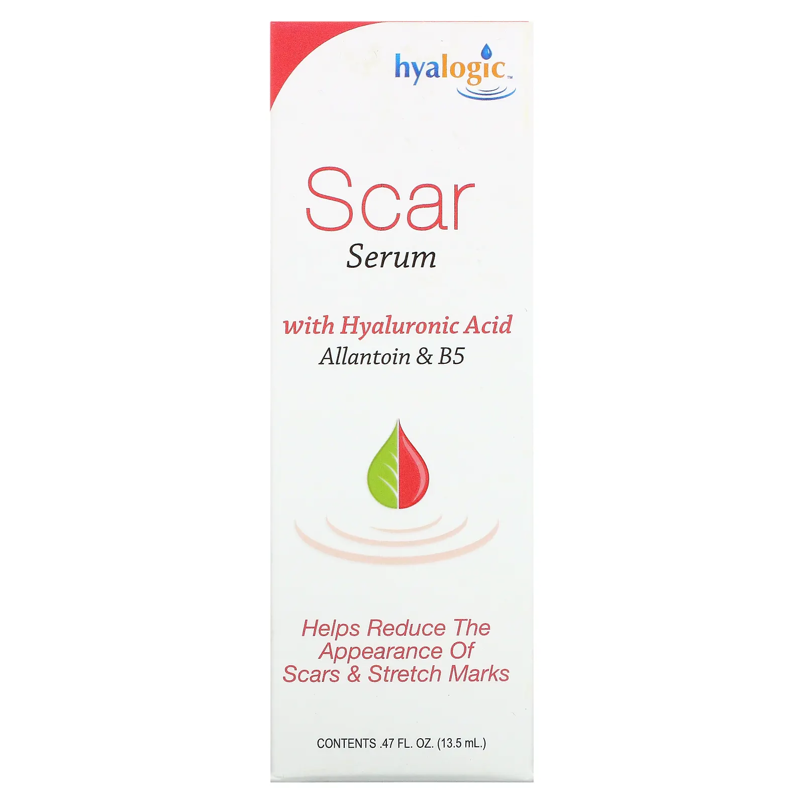 Hyalogic, Сыворотка от шрамов с гиалоурoновой кислотой и аллантоином и B5, 5 жидк. унц. (15 мл)