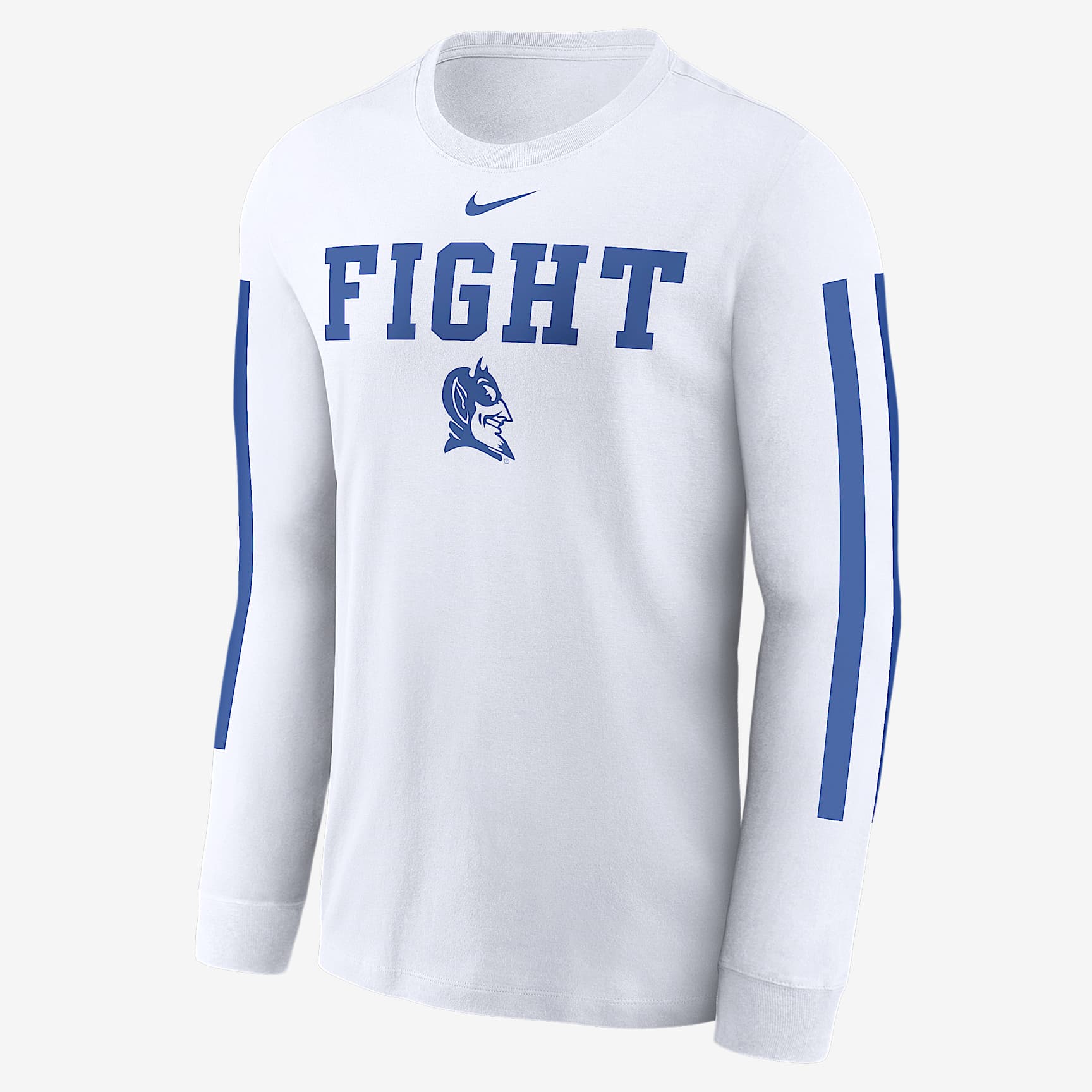 Duke Blue Devils Local Spirit Slogan Men's Nike College Long-Sleeve T-Shirt