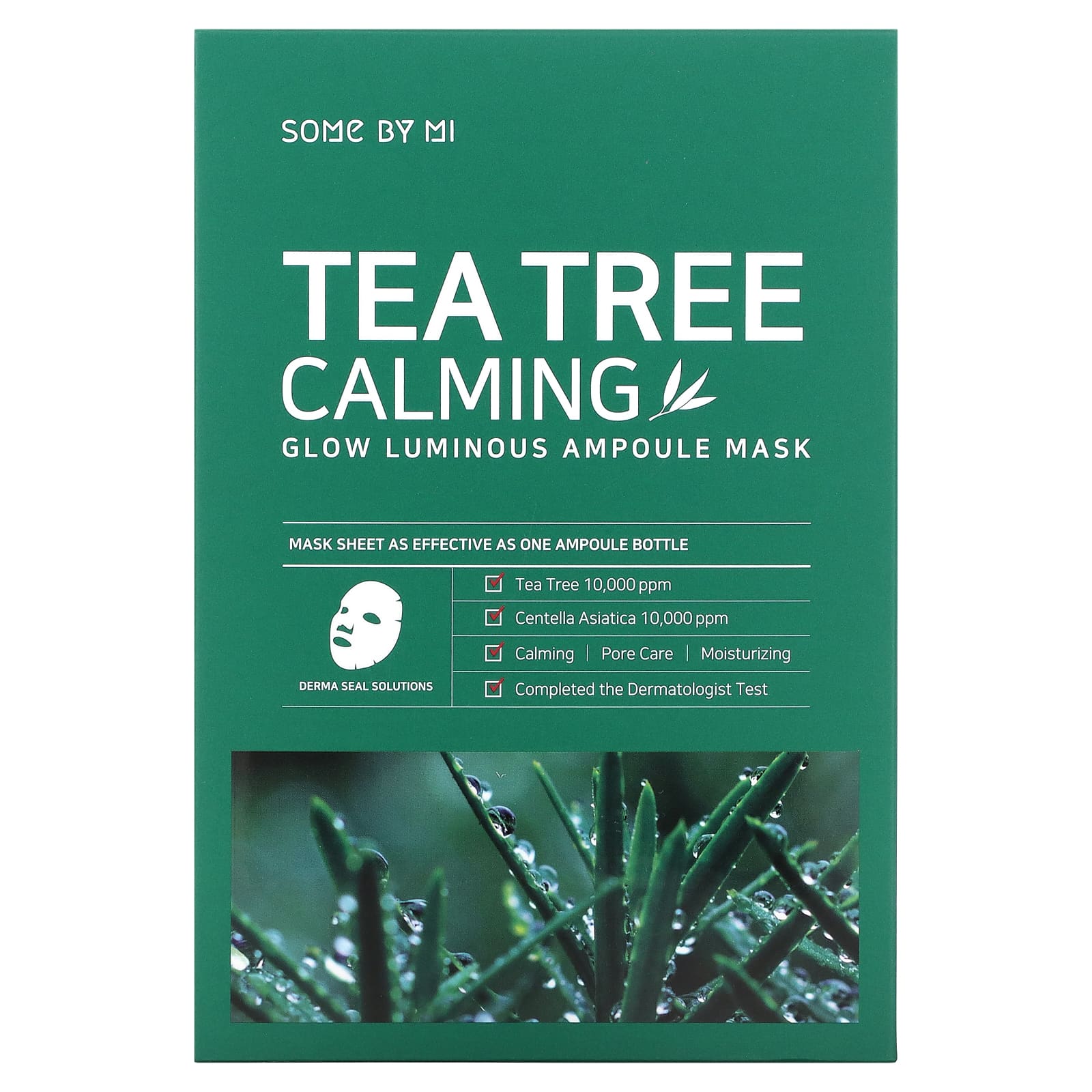 SOME BY MI, успокаивающая тканевая маска с экстрактом чайного дерева для сияния кожи, 10 шт. по 25 г