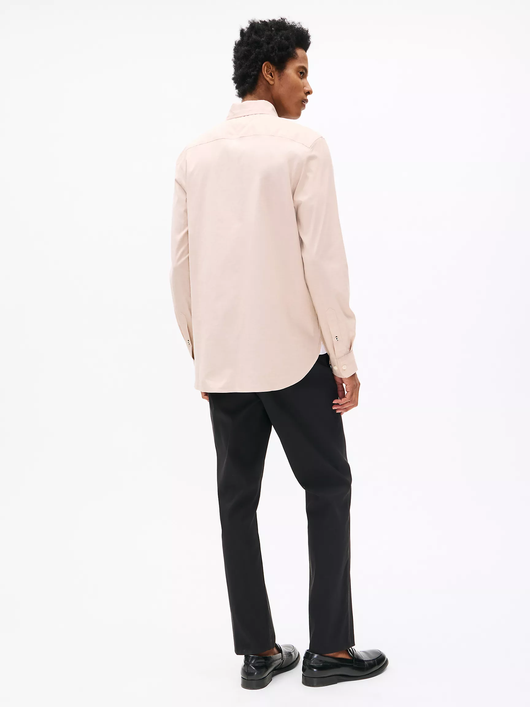 Мужская рубашка Tommy Hilfiger, Эластичная рубашка из поплина стандартного кроя