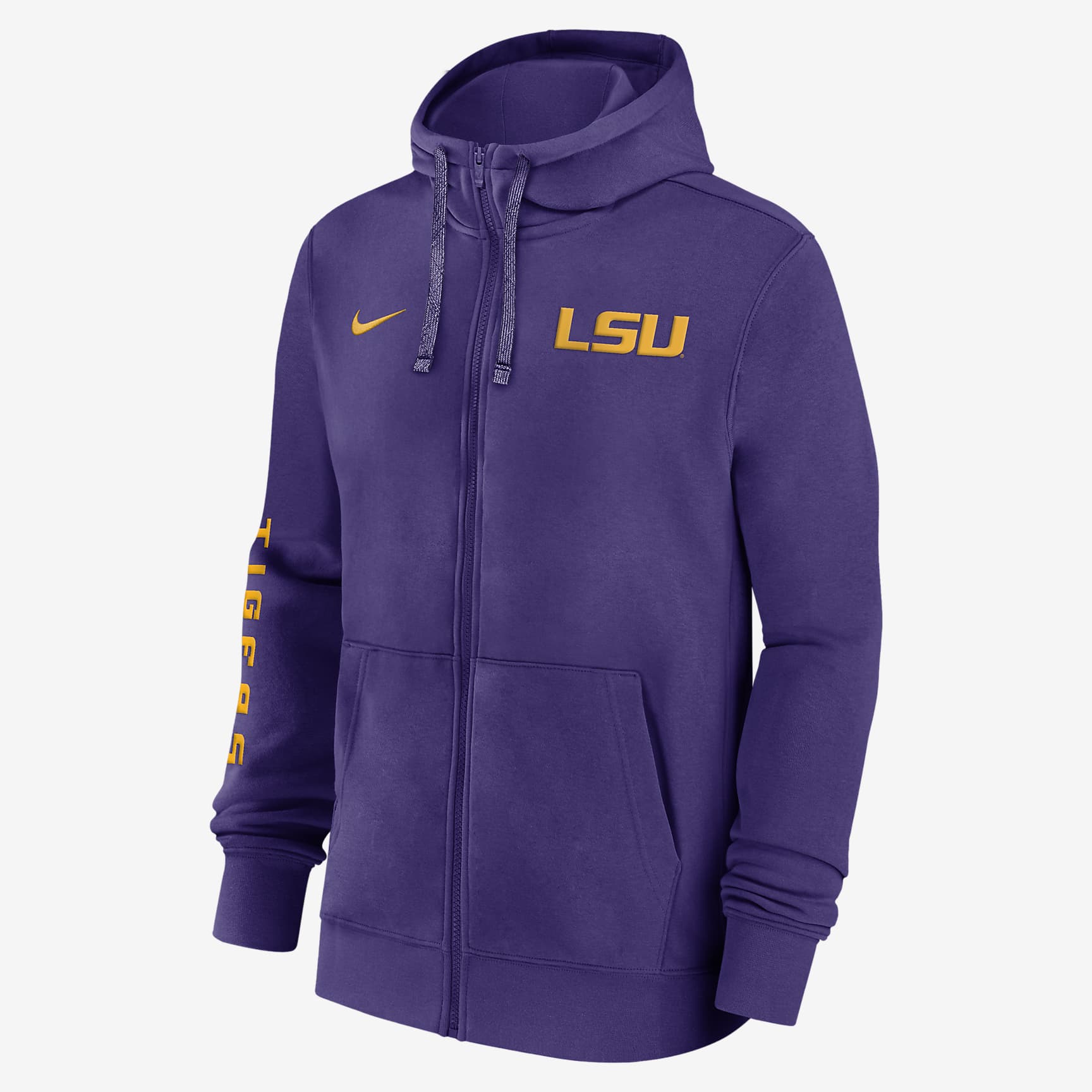 LSU Tigers Sideline Team Issue Men's Nike College Full-Zip Hoodie