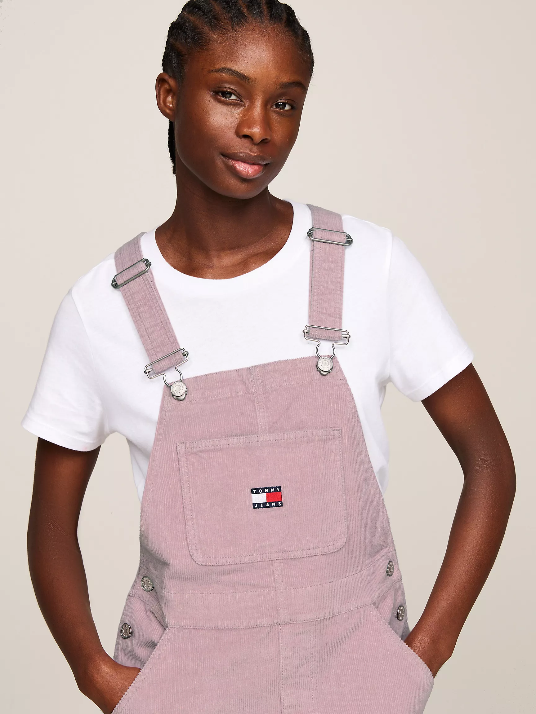 Женское платье Tommy Hilfiger, Мини-платье-сарафан из вельвета