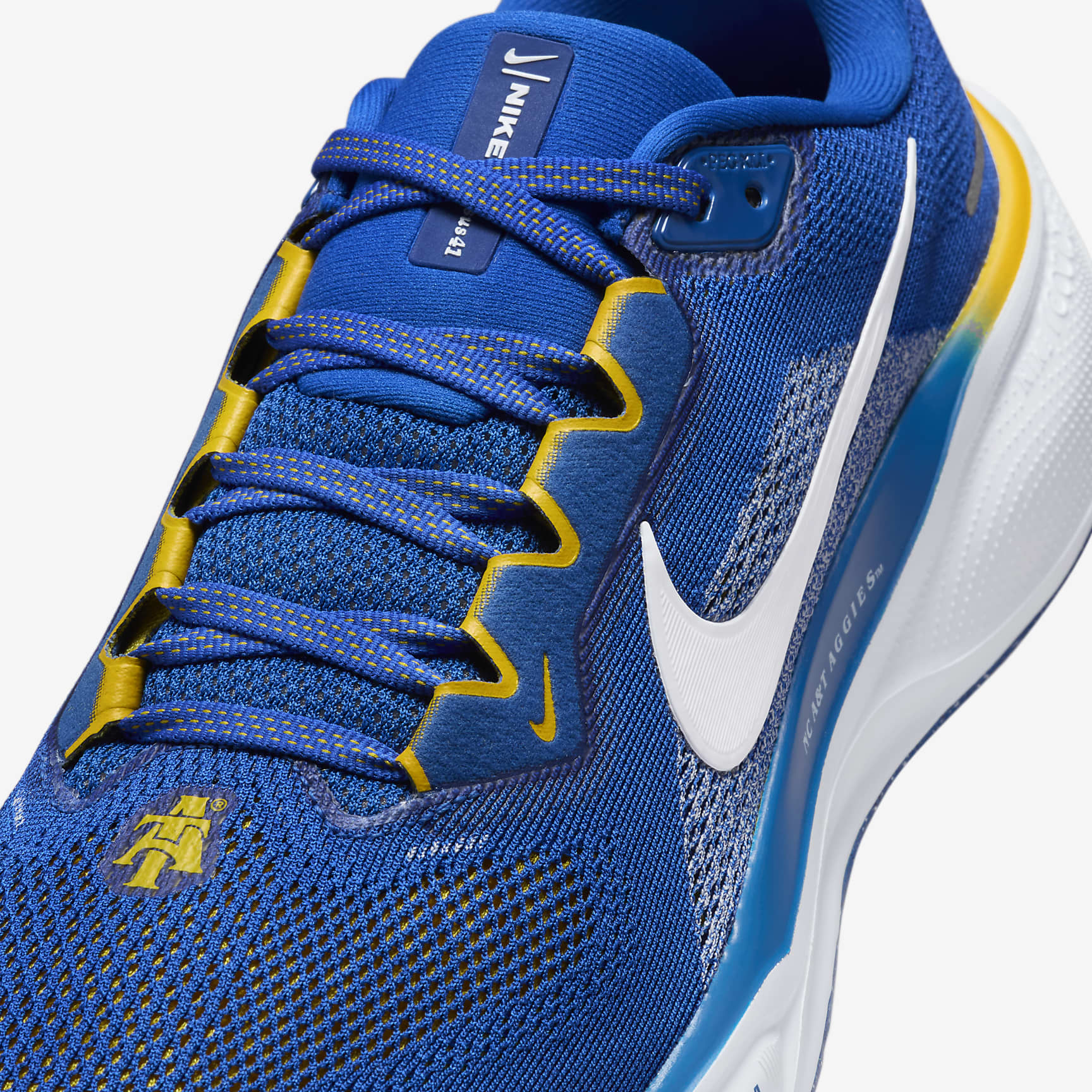 North Carolina A&T Pegasus 41 Men's Nike College Road Running Shoes