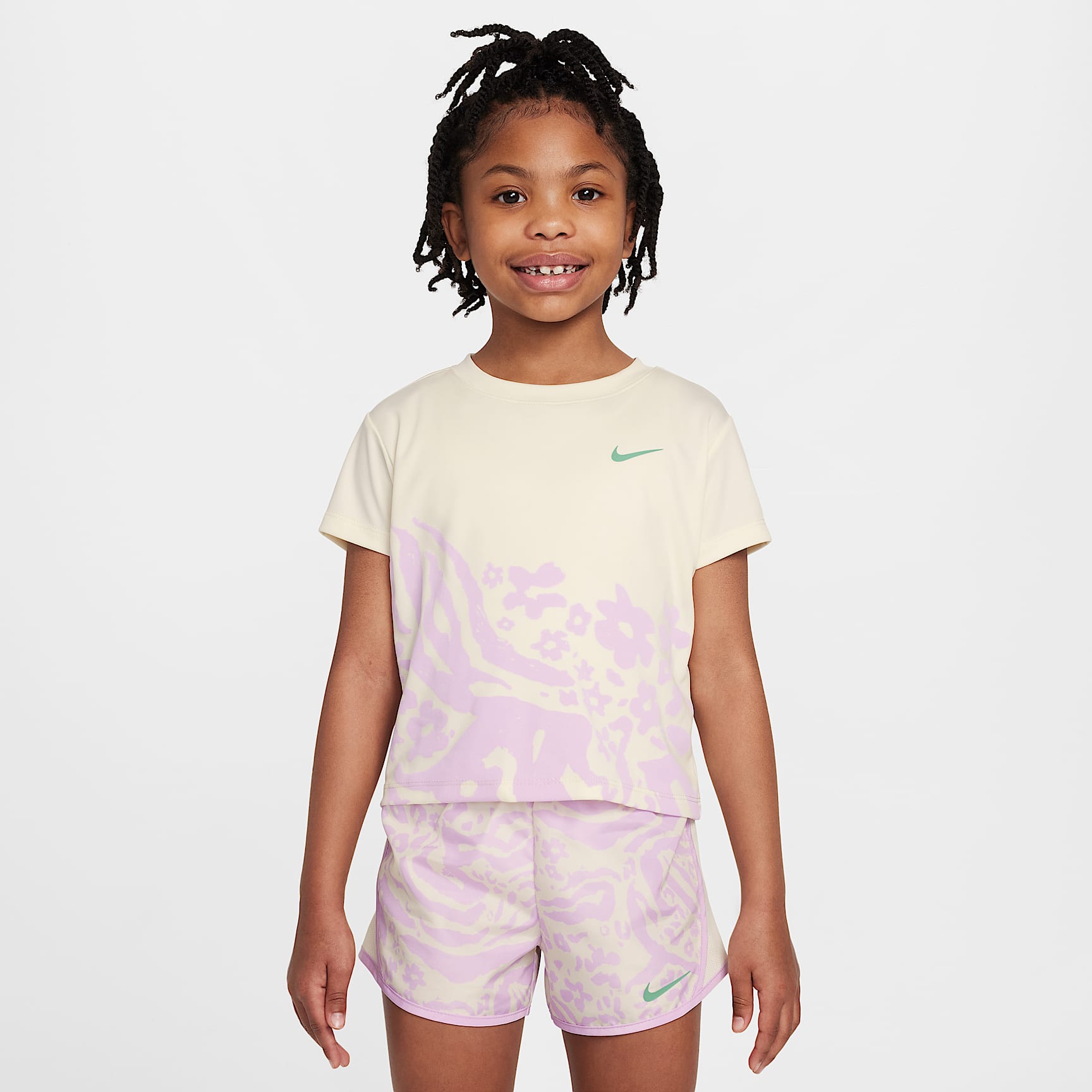 Nike Dri-FIT Little Kids' Wild Flower 2-Piece Tempo Set