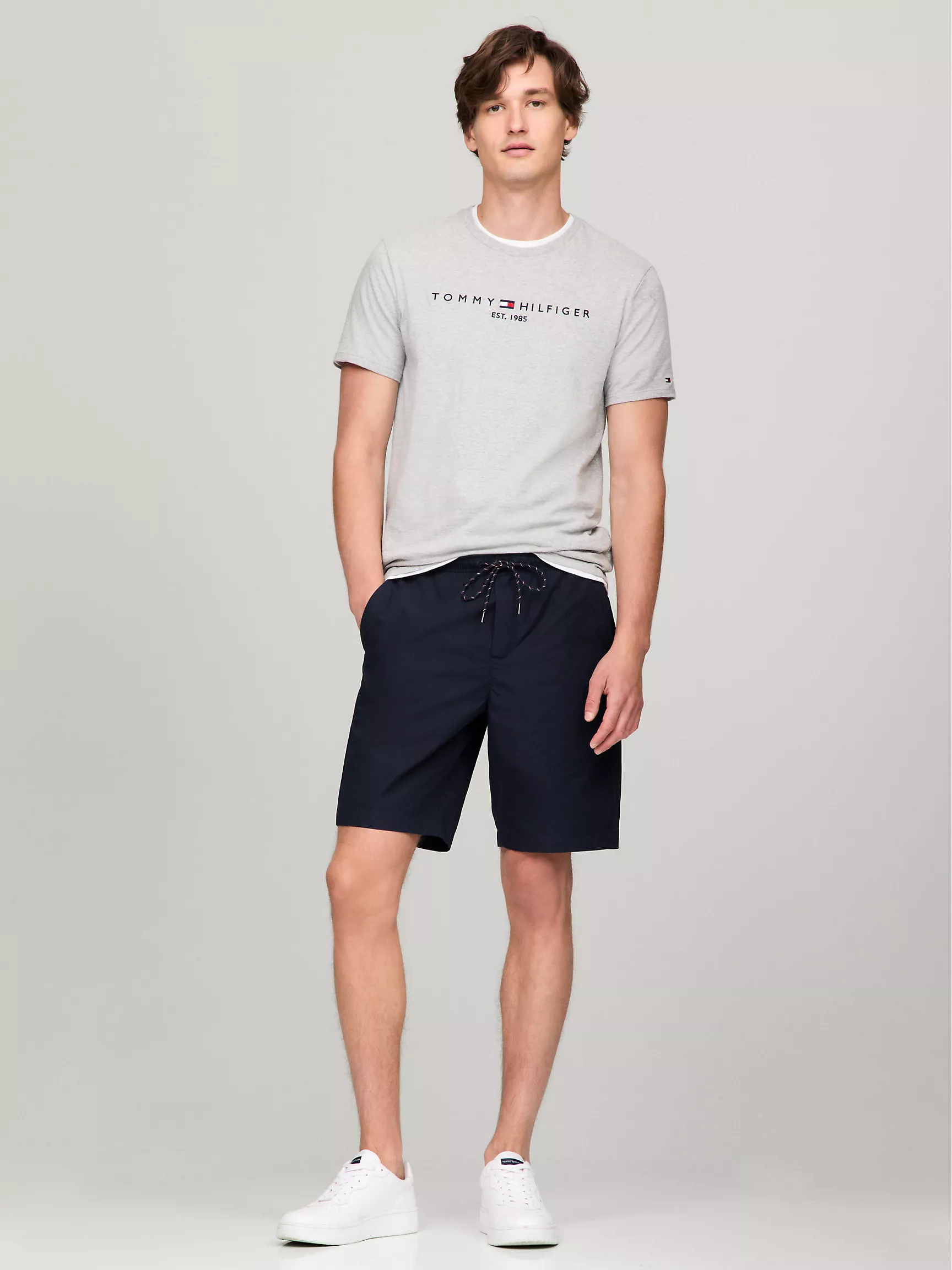 Мужская футболка Tommy Hilfiger, Футболка с вышитым логотипом Tommy