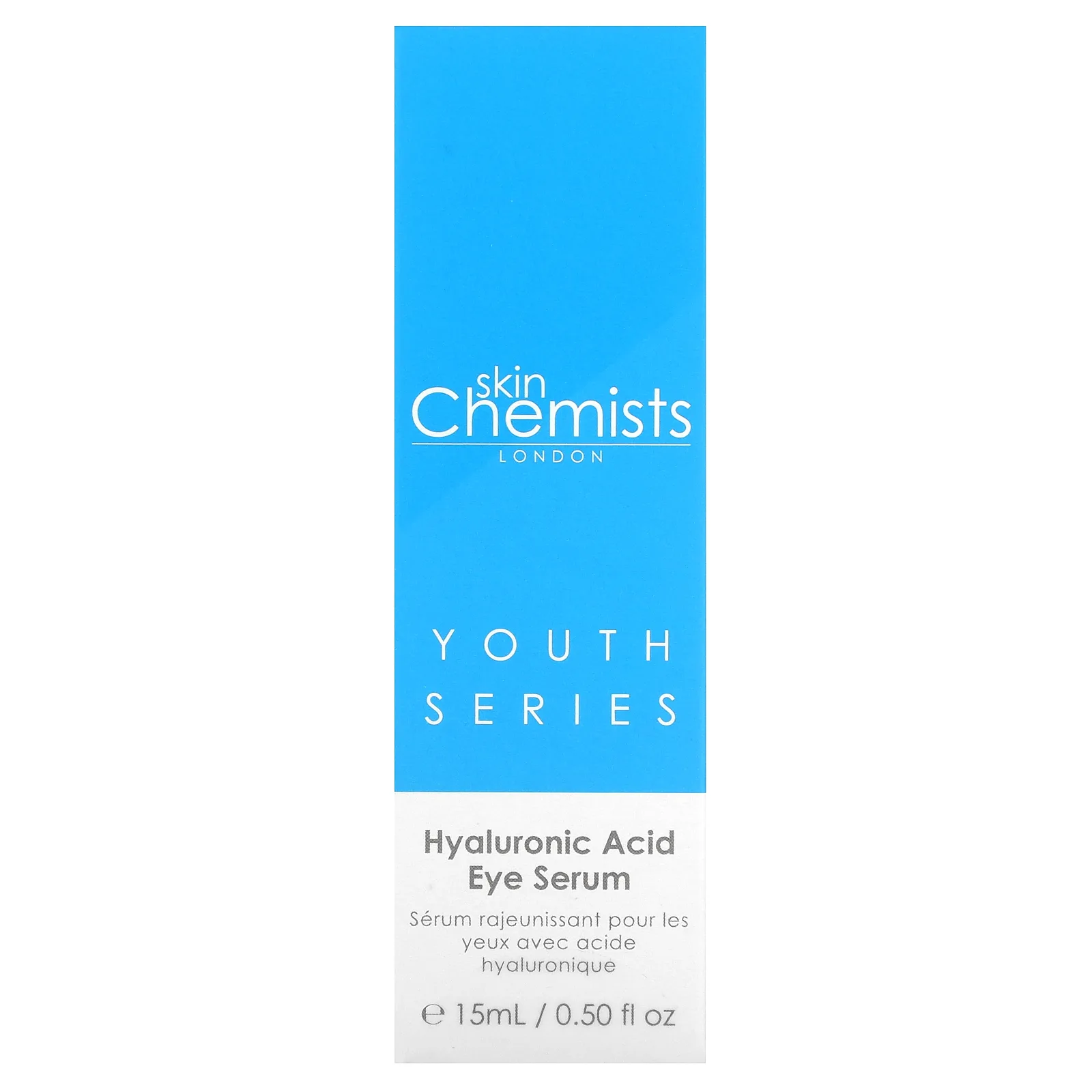 skinChemists, Youth Series, сыворотка для кожи вокруг глаз с гиалуроновой кислотой, 15 мл (0,50 жидк. Унции)