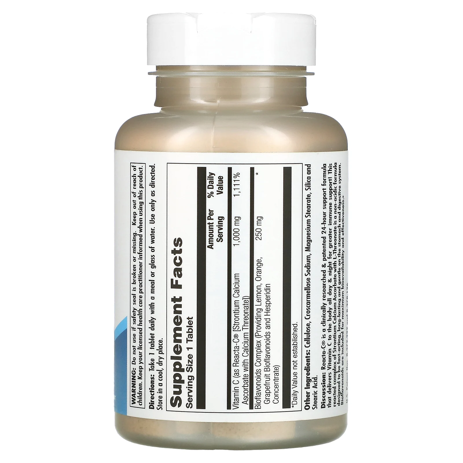 KAL, Reacta-C, 1000 мг, 60 таблеток