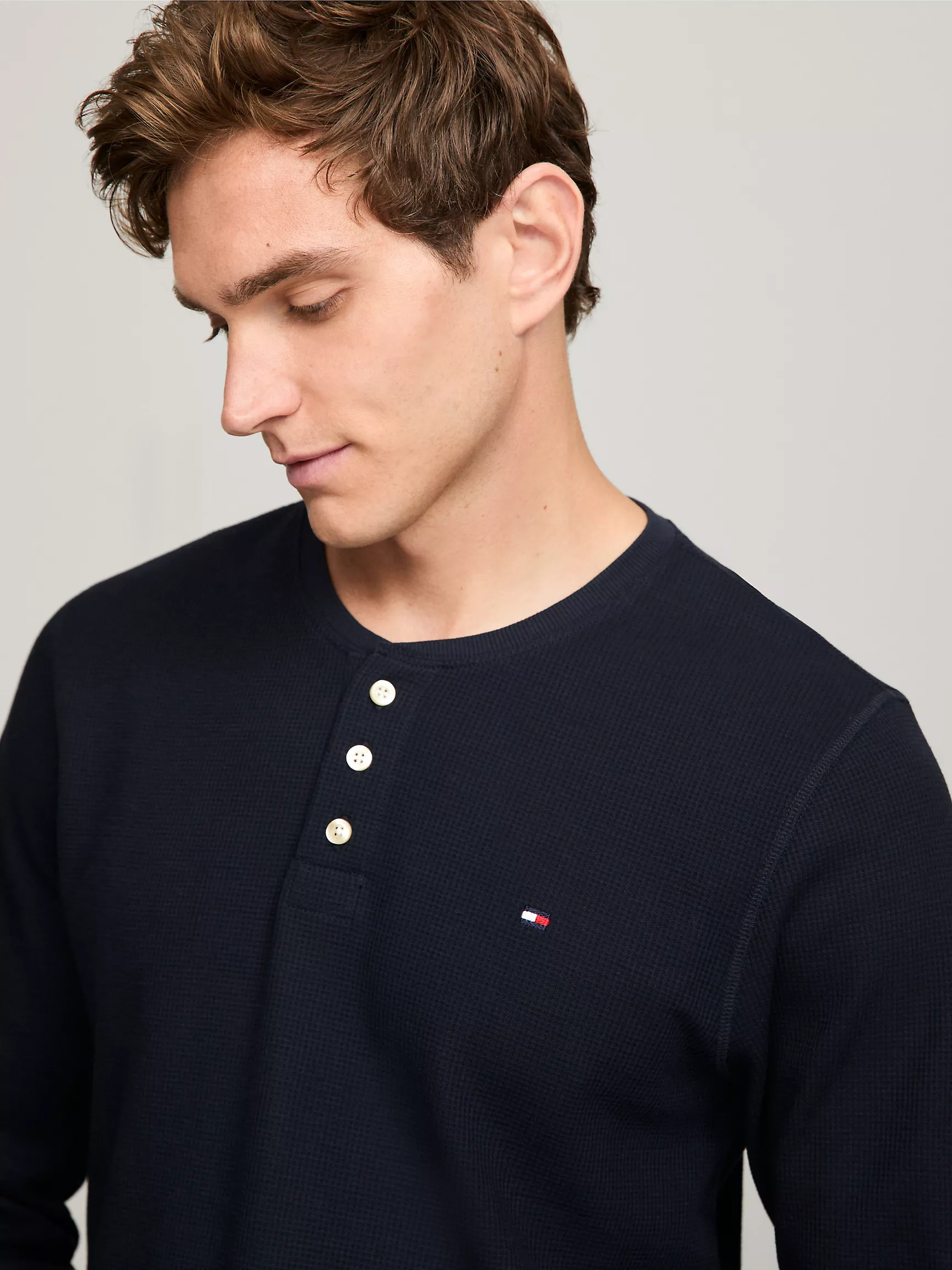 Мужская одежда для сна Tommy Hilfiger, Терморубашка Henley