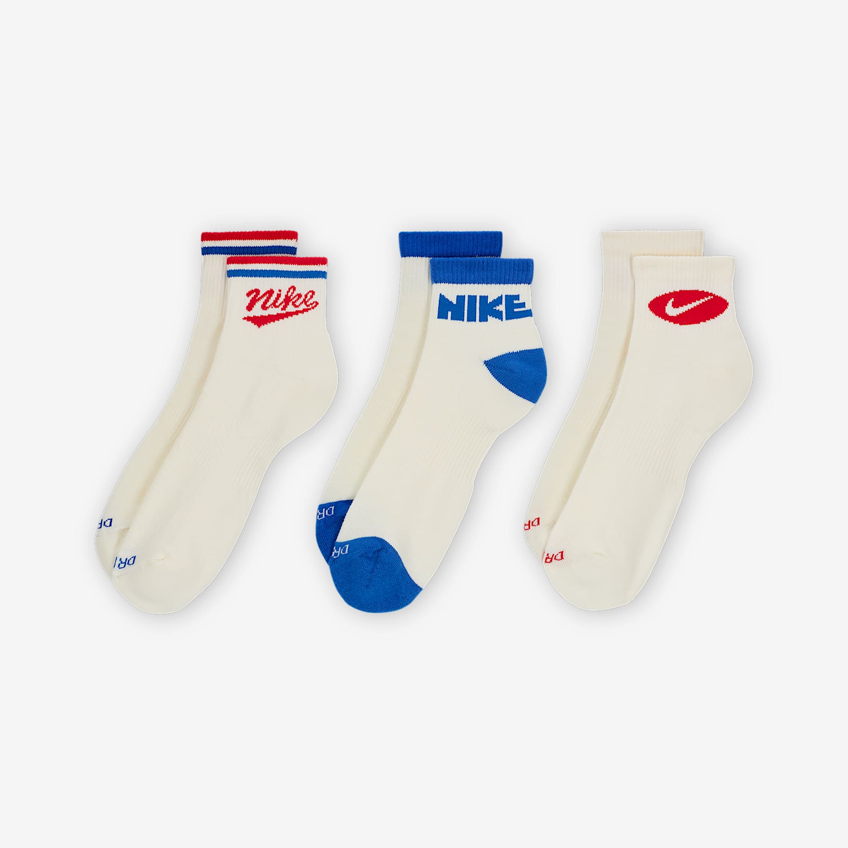 Nike Everyday Plus Ankle Socks (3 Pairs)