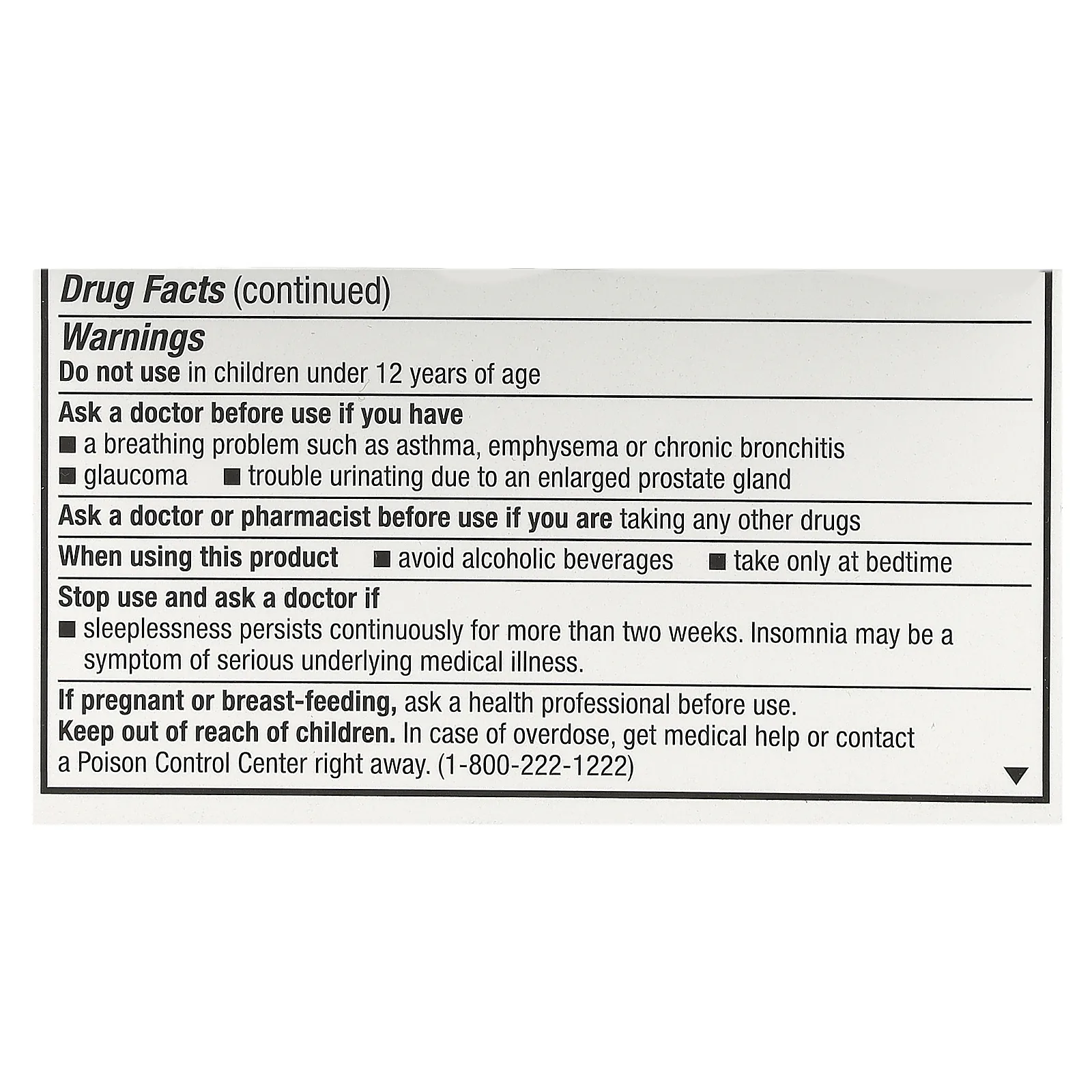 Unisom, SleepTabs, средство для спокойного сна, 25 мг, 32 таблетки