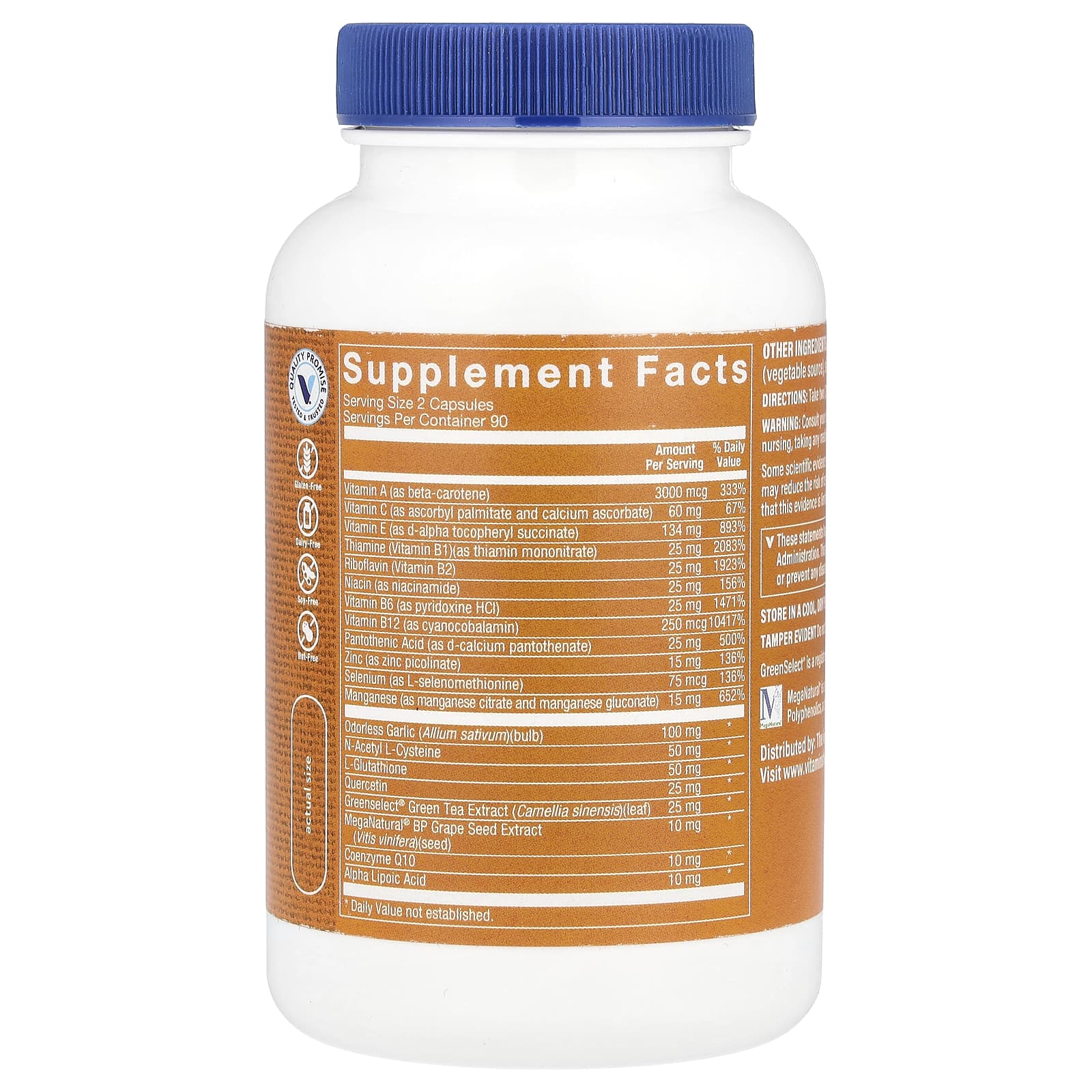 The Vitamin Shoppe, Супер антиоксидант, 180 капсул