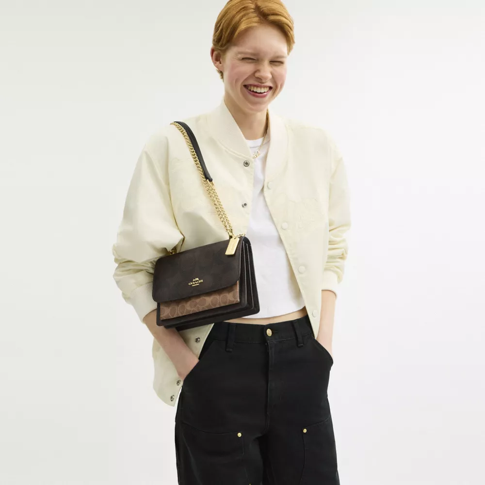 Сумка COACH Klare Crossbody Bag In Blocked Signature Canvas