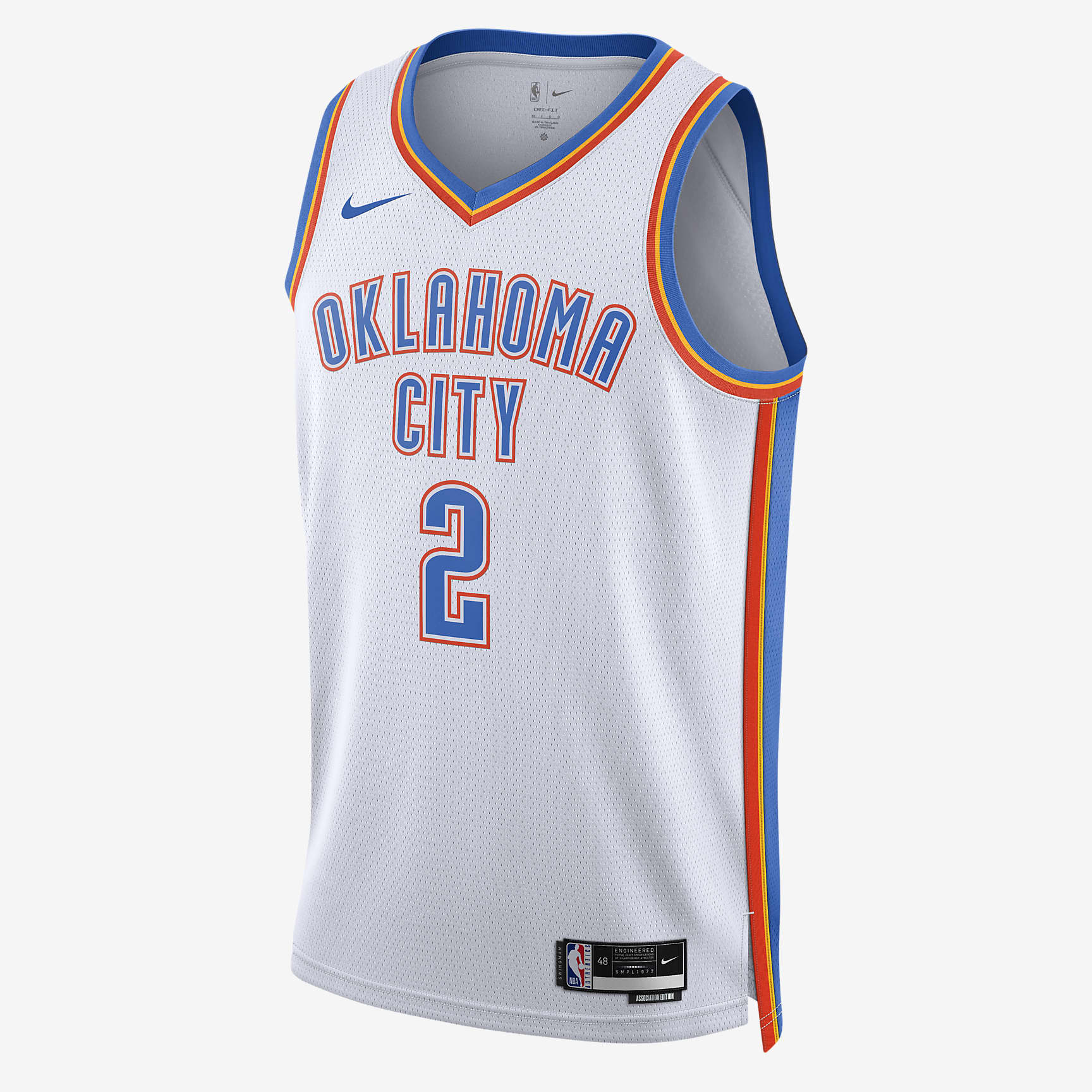 Oklahoma City Thunder Association Edition 2022/23 Men's Nike Dri-FIT NBA Swingman Jersey