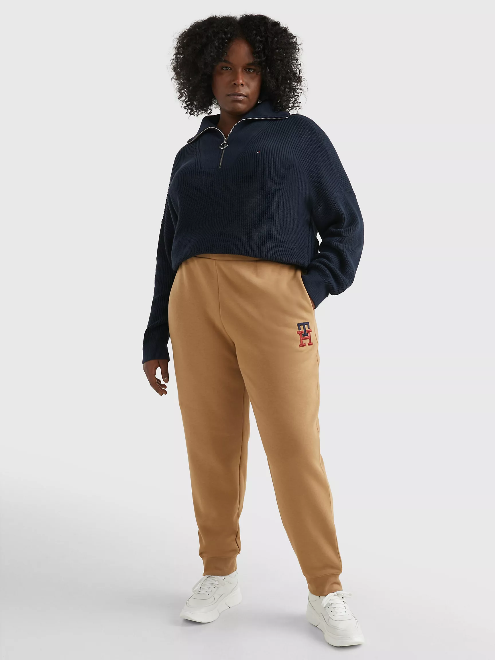 Женские брюки Tommy Hilfiger, Спортивные штаны Curve с логотипом Monogram TH