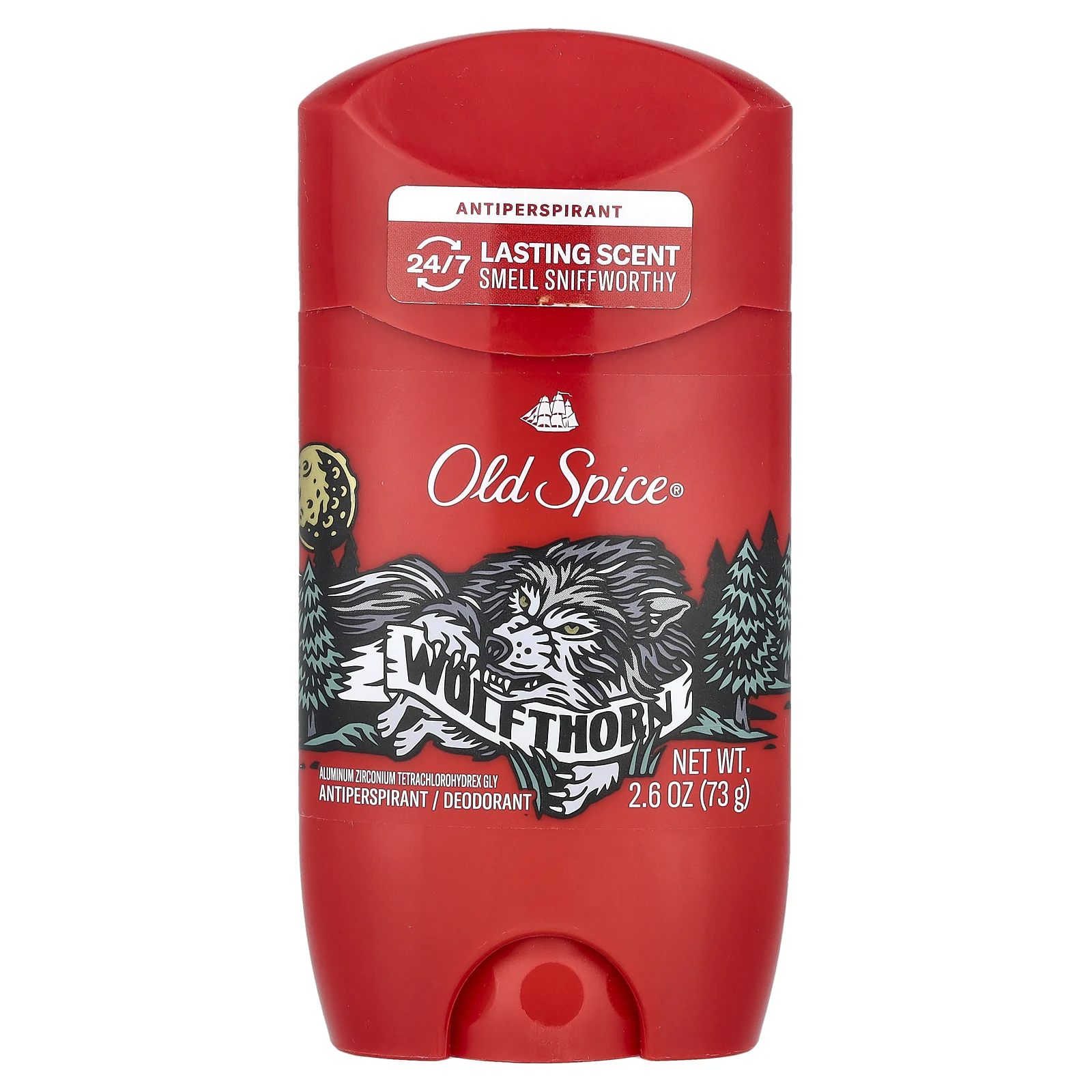 Old Spice, Дезодорант и антиперспирант, волчий шип, 73 г (2,6 унции)