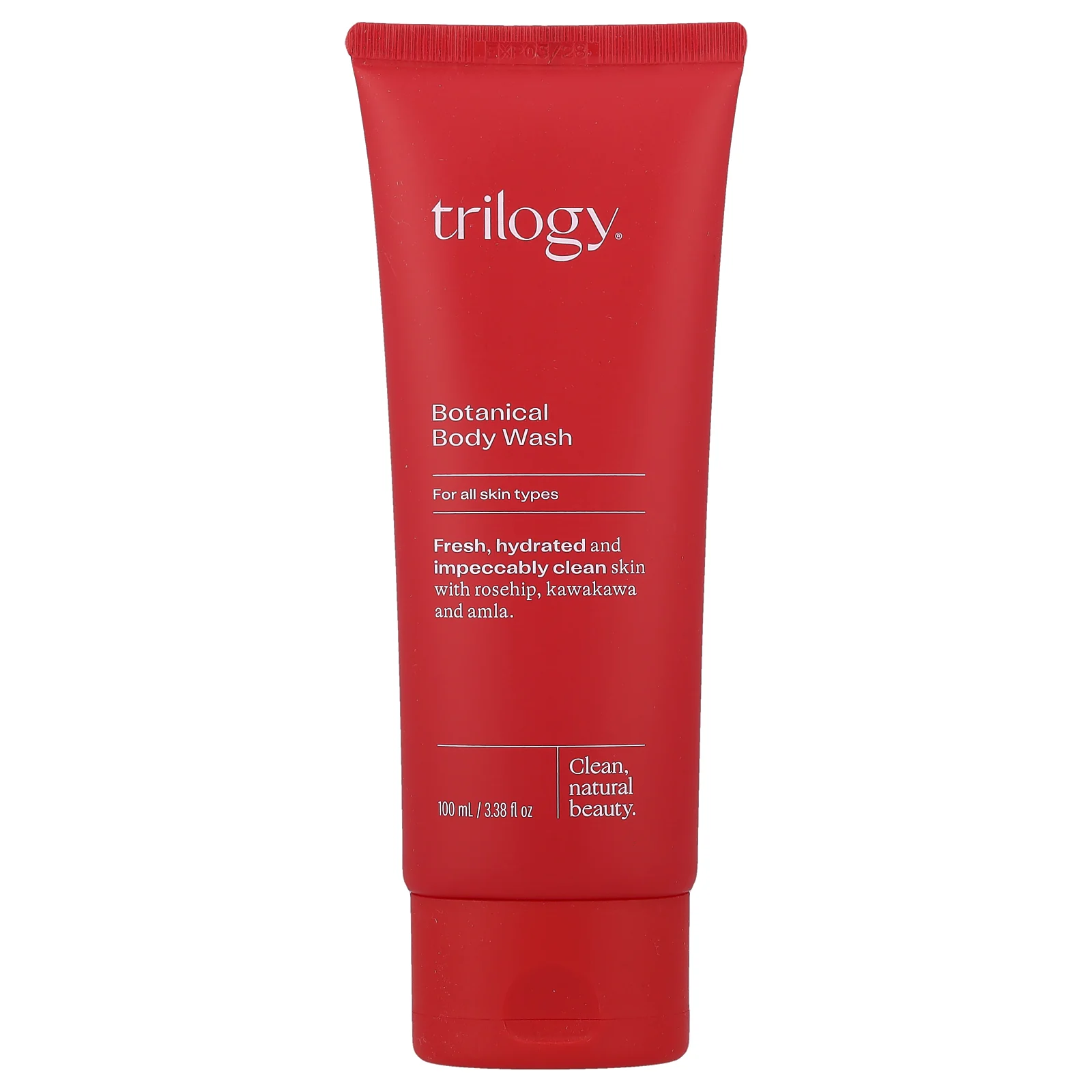 Trilogy, растительный гель для душа, для всех типов кожи, 100 мл (3,38 жидк. унции)