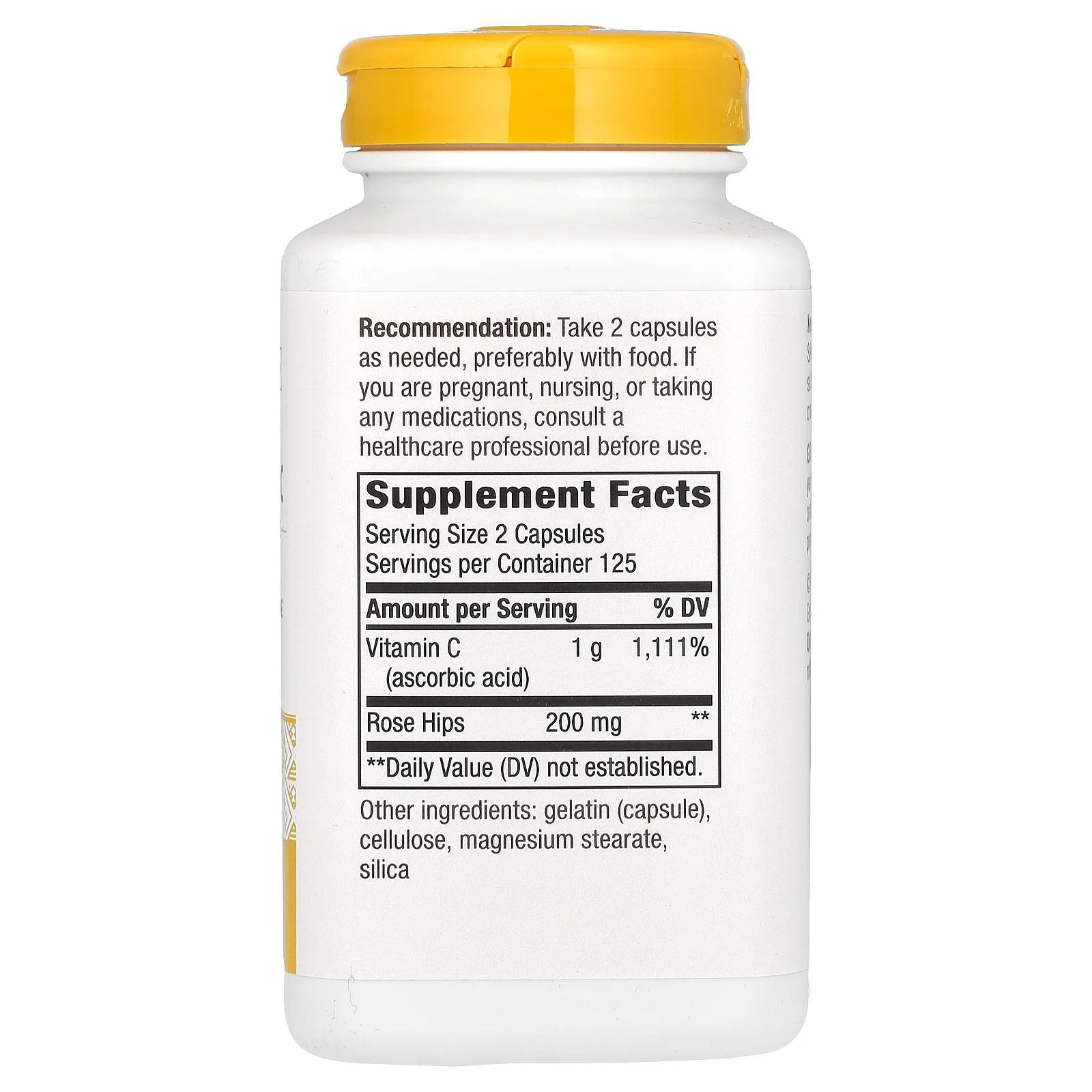 Nature's Way, Витамин C с шиповником, 250 капсул