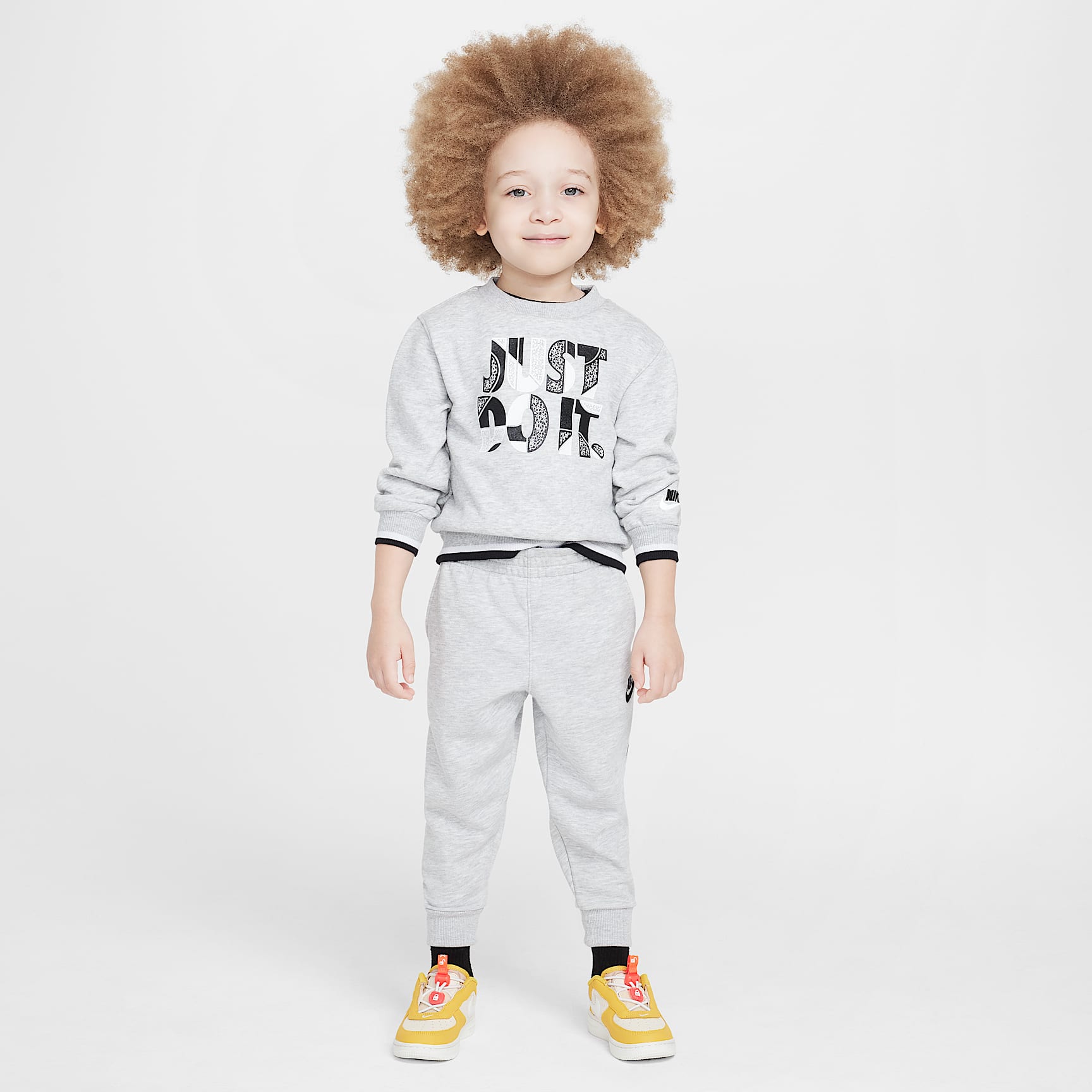 Nike Sportswear "Outside the Lines" Toddler French Terry Crew Top
