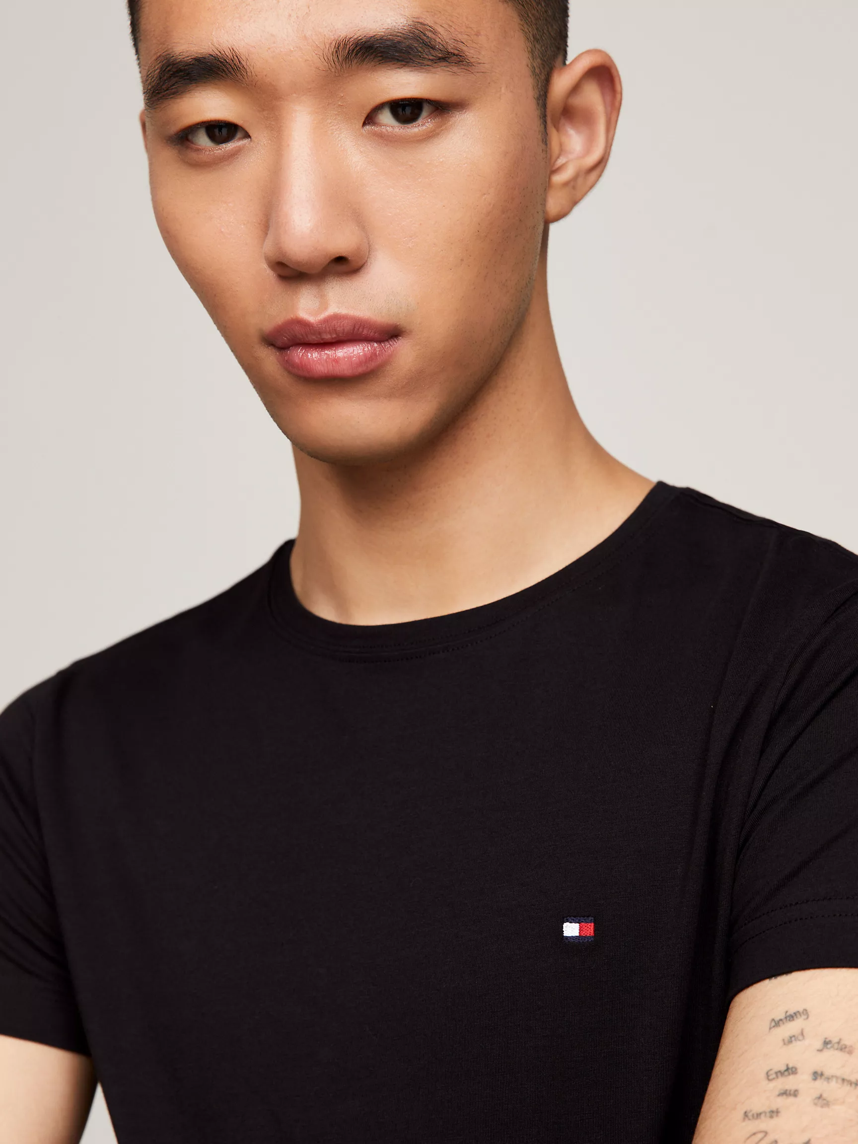 Мужская футболка Tommy Hilfiger, Футболка премиального качества сверхприталенного кроя