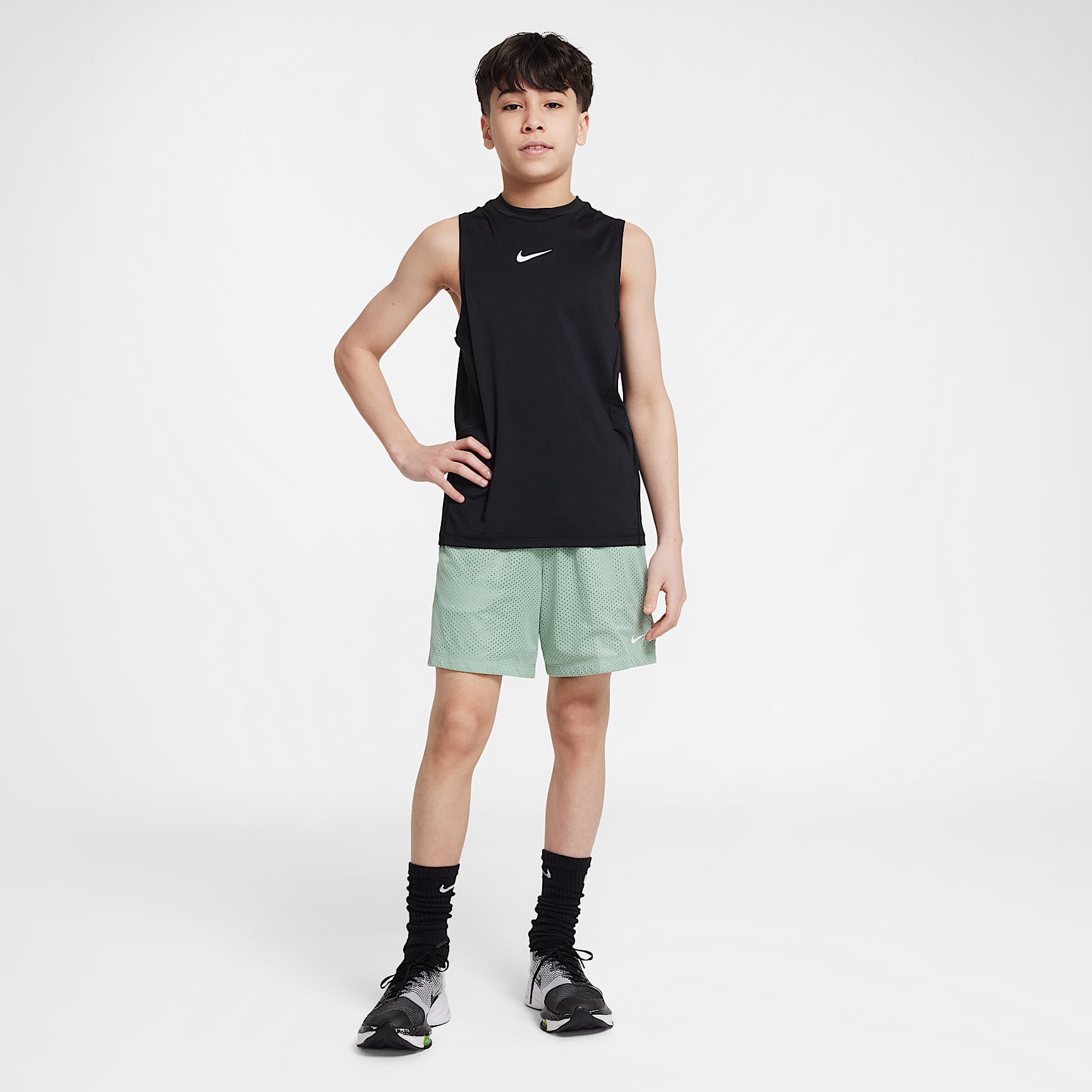 Nike Multi Big Kids' (Boys') Dri-FIT Mesh Shorts