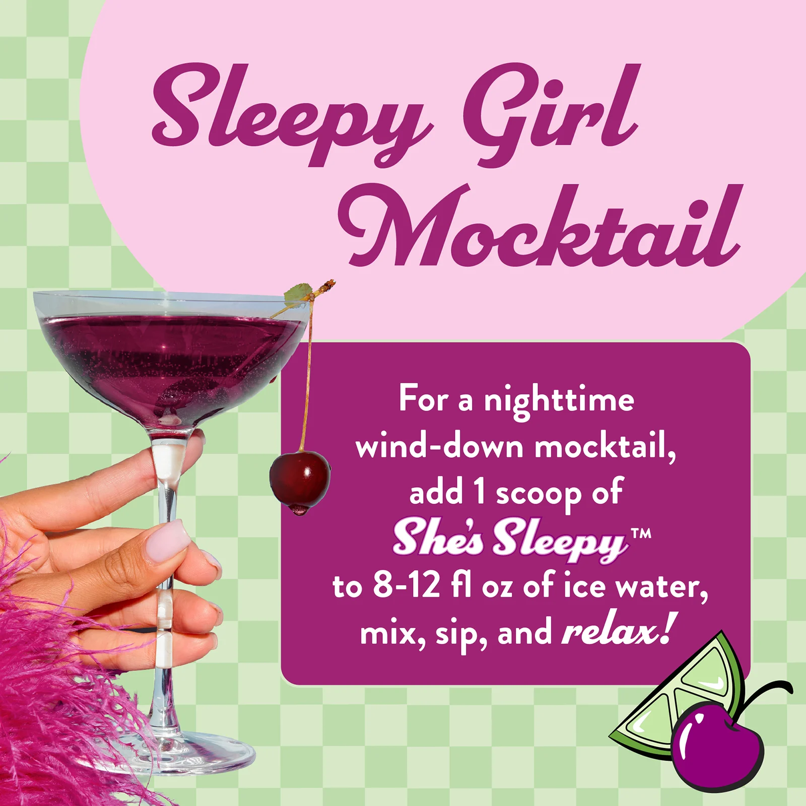 Legendairy Milk, She's Sleepy, вишневый лаймад, 226,8 г (8 унций)