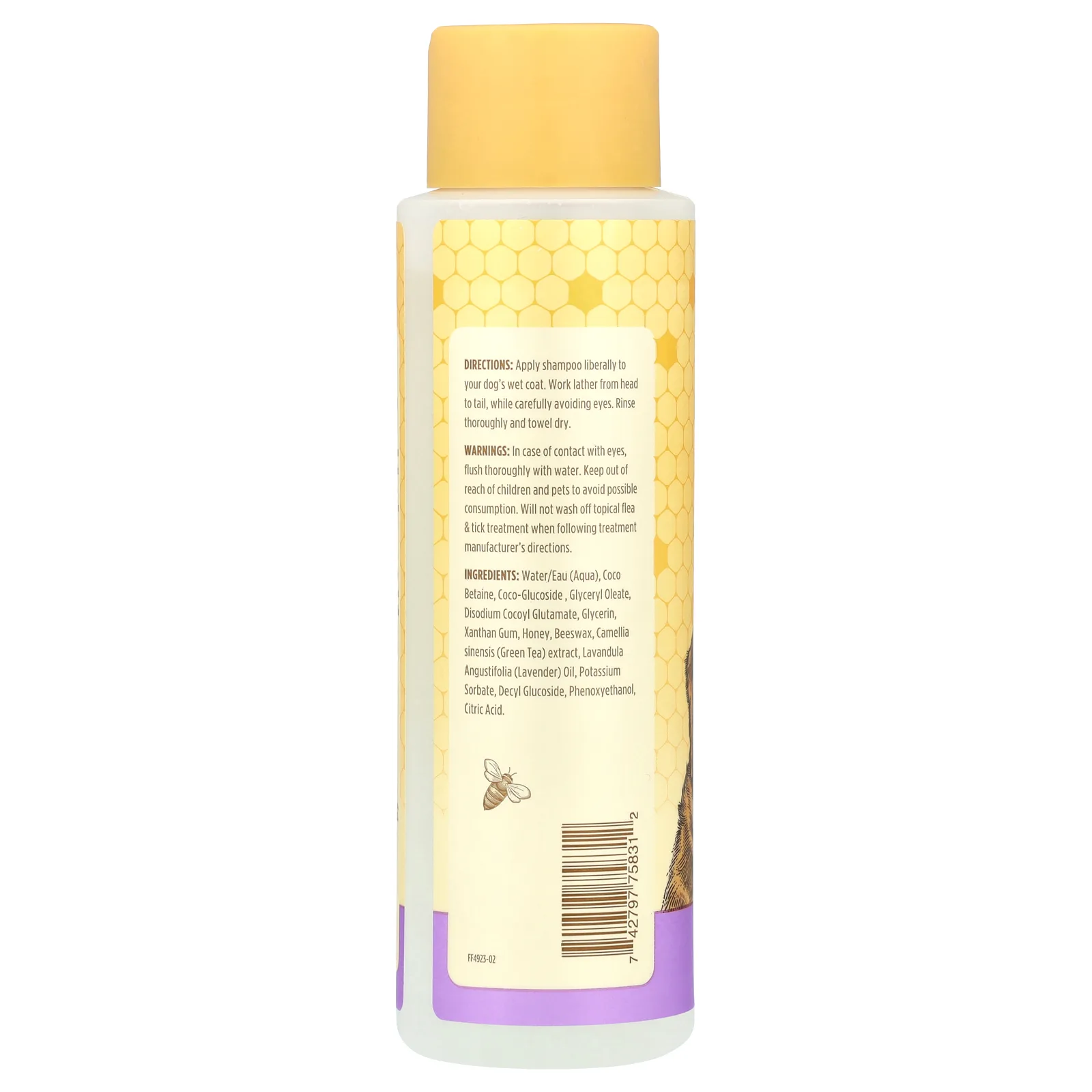 Burt's Bees, Успокаивающий шампунь для собак с лавандой и зеленым чаем, 473 мл (16 жидк. Унций)