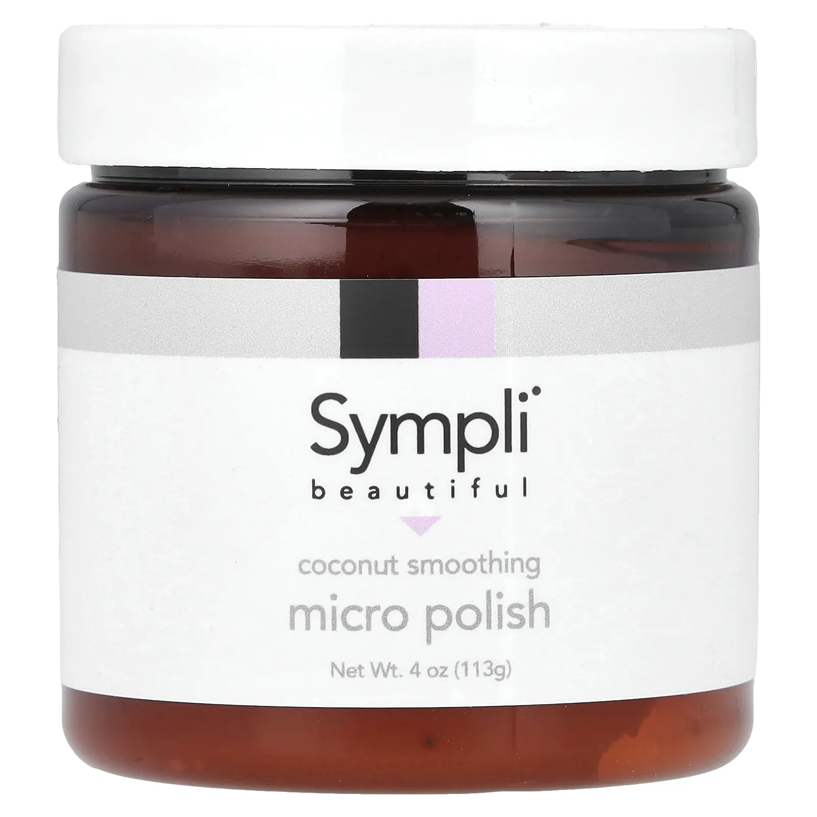 Sympli Beautiful, кокосовый скраб для гладкости кожи, 113 г (4 унции)