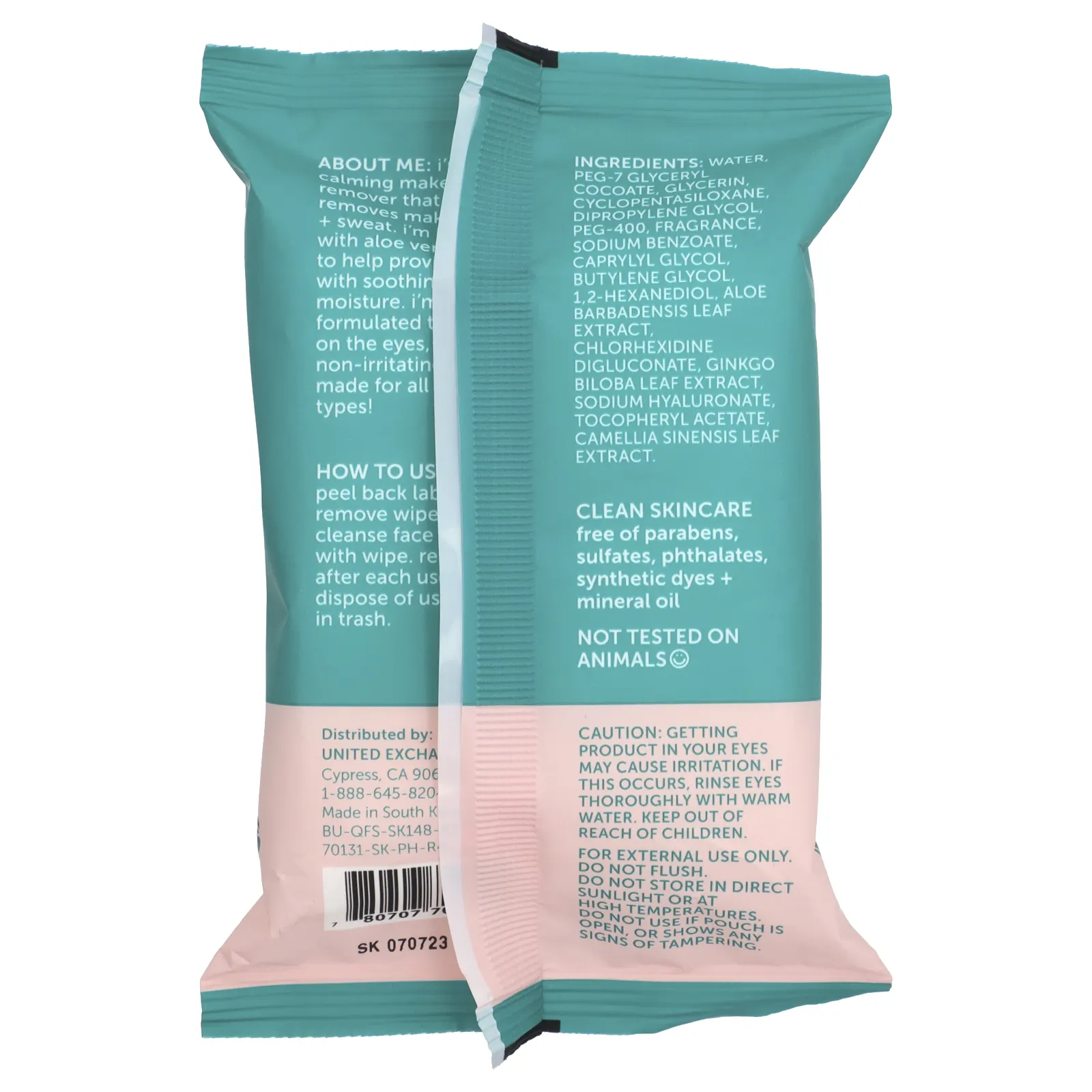 Nu-Pore, Средство для снятия макияжа с алоэ, 24 влажных салфетки