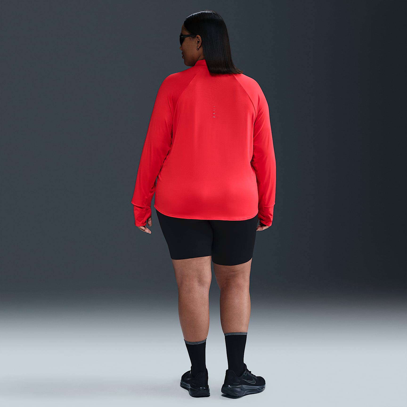 Nike Swift Women's Dri-FIT UV 1/4-Zip Running Top (Plus Size)