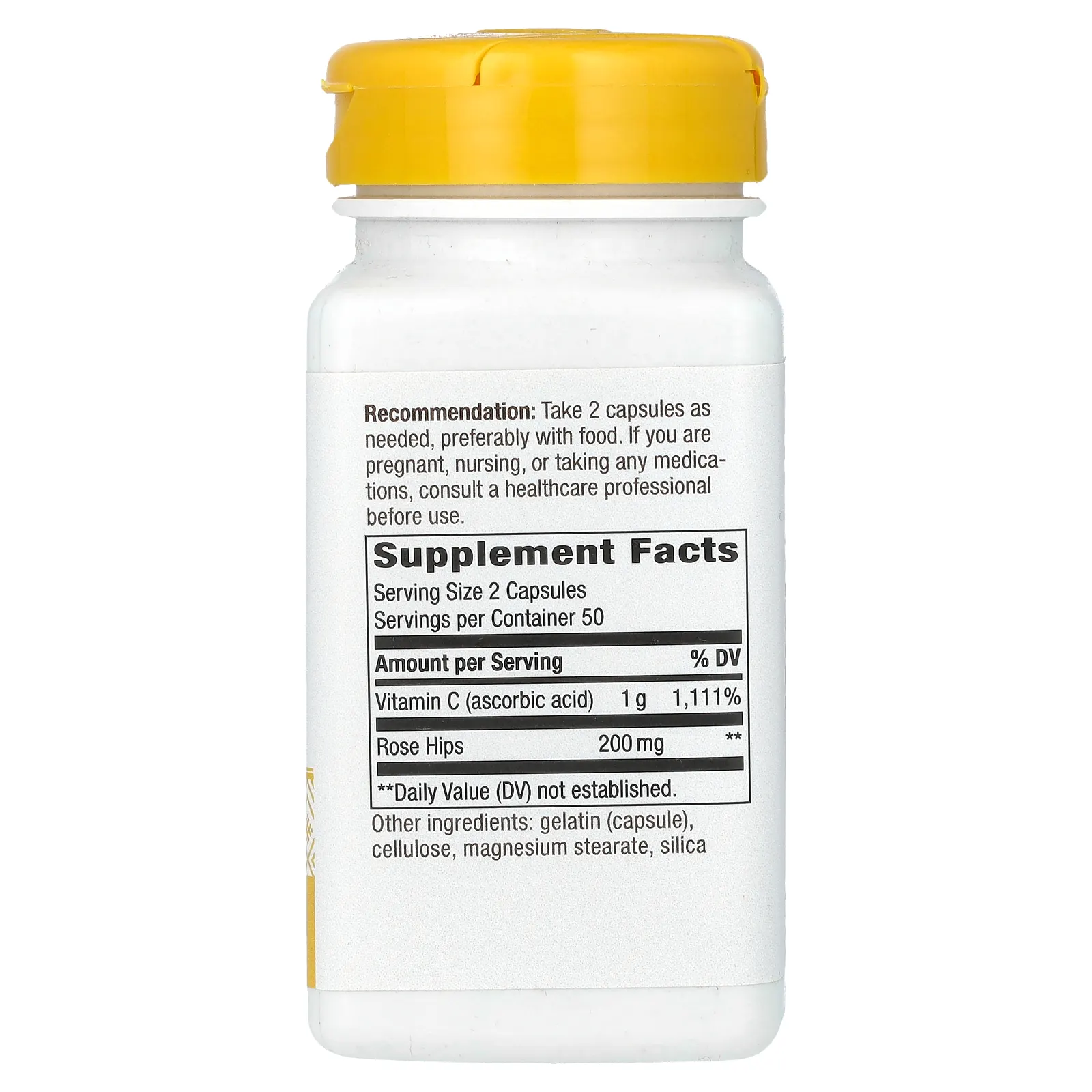 Nature's Way, витамин C с шиповником, 100 капсул