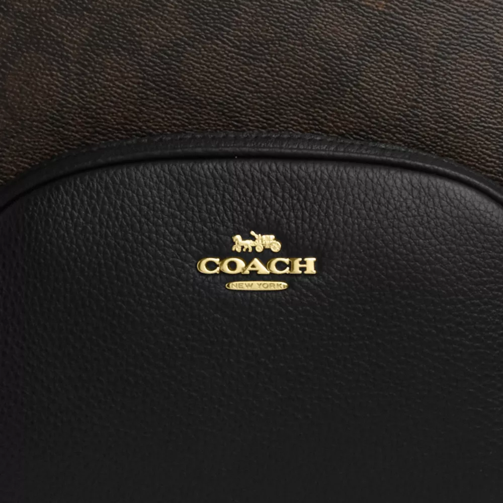 Рюкзак COACH Court Backpack In Signature Canvas
