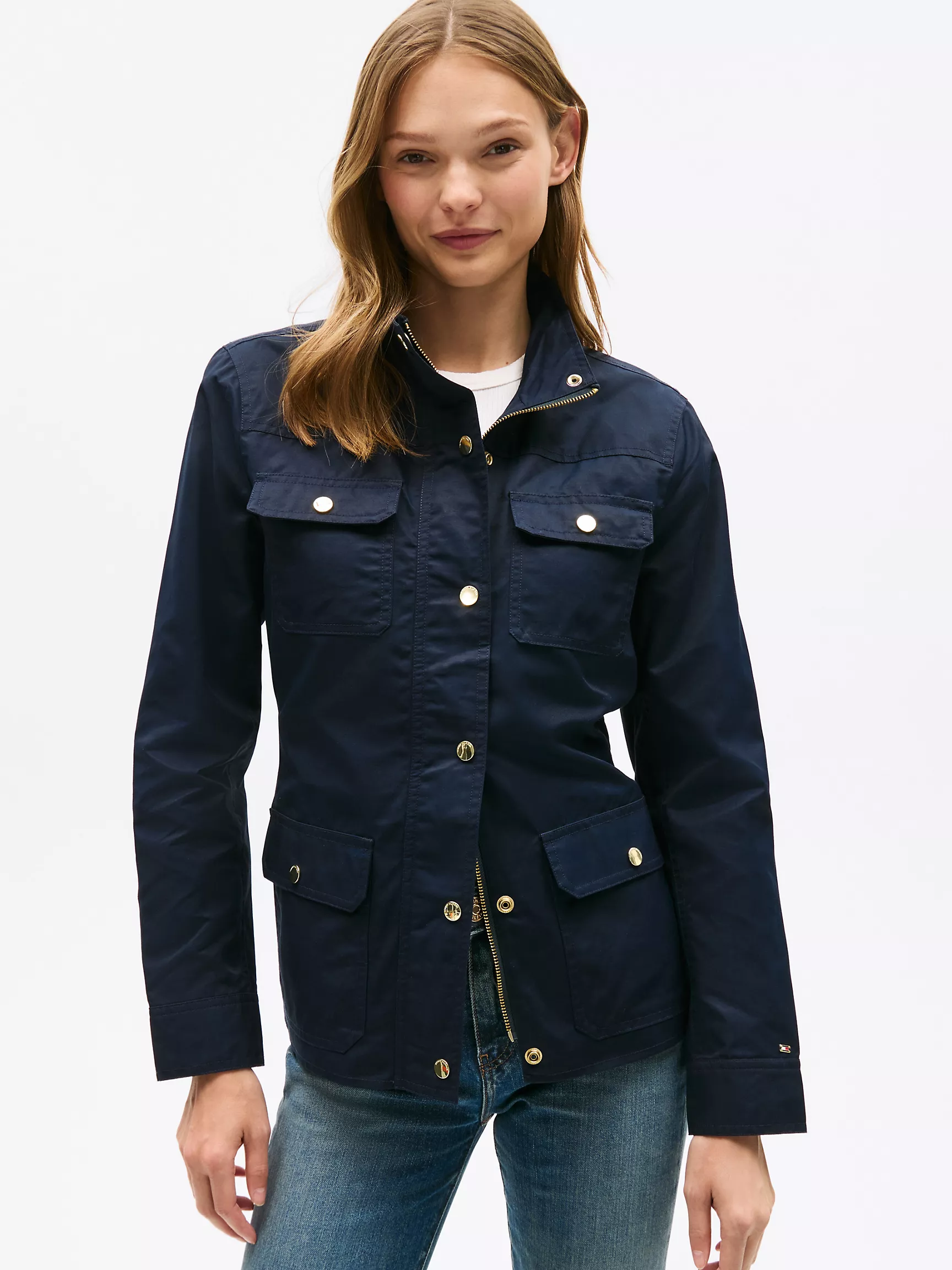 Женская куртка Tommy Hilfiger, Вощёная утилитарная куртка