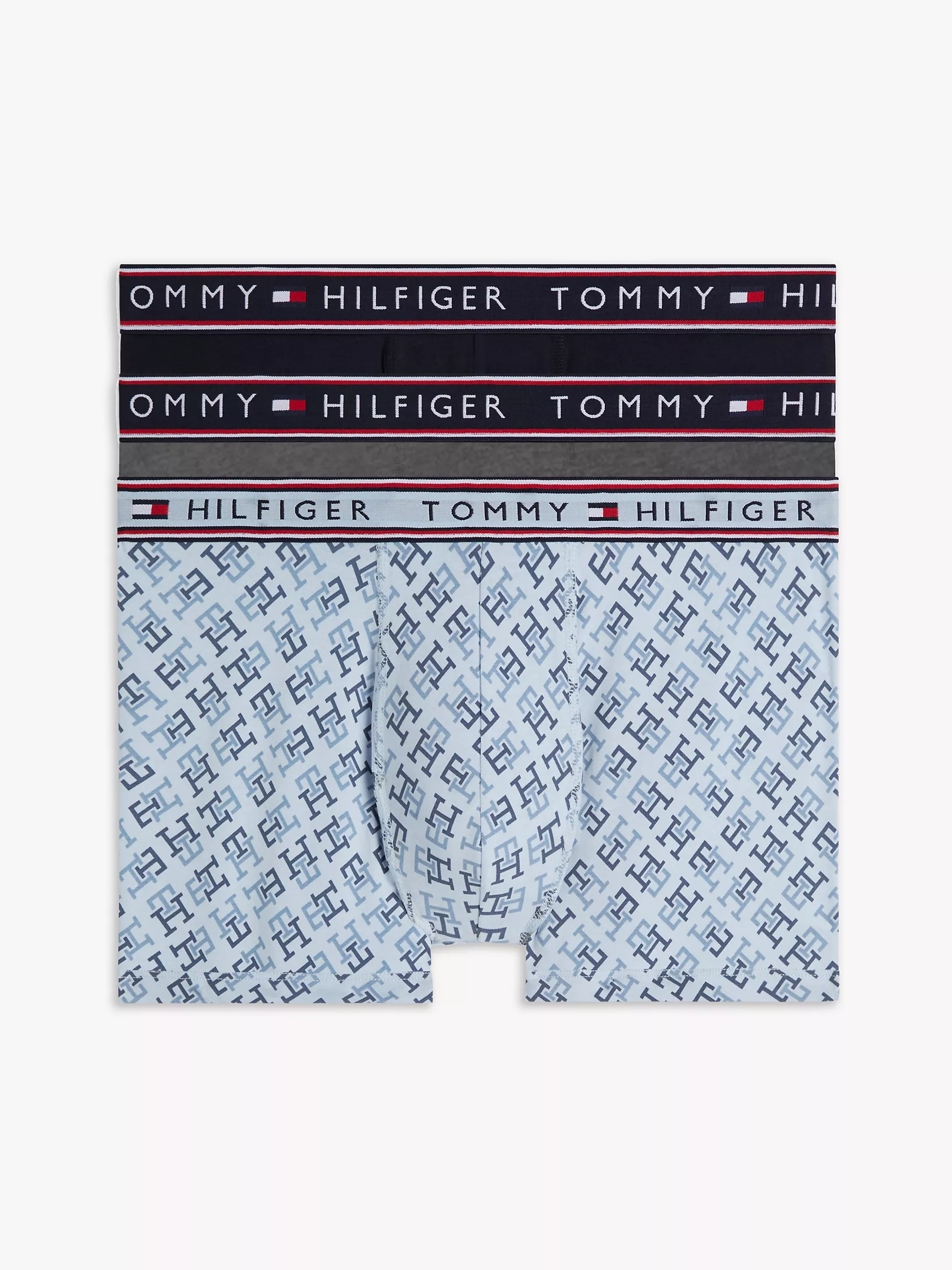 Мужское нижнее белье Tommy Hilfiger, Хлопковые эластичные трусы-боксеры (набор 3 шт.)