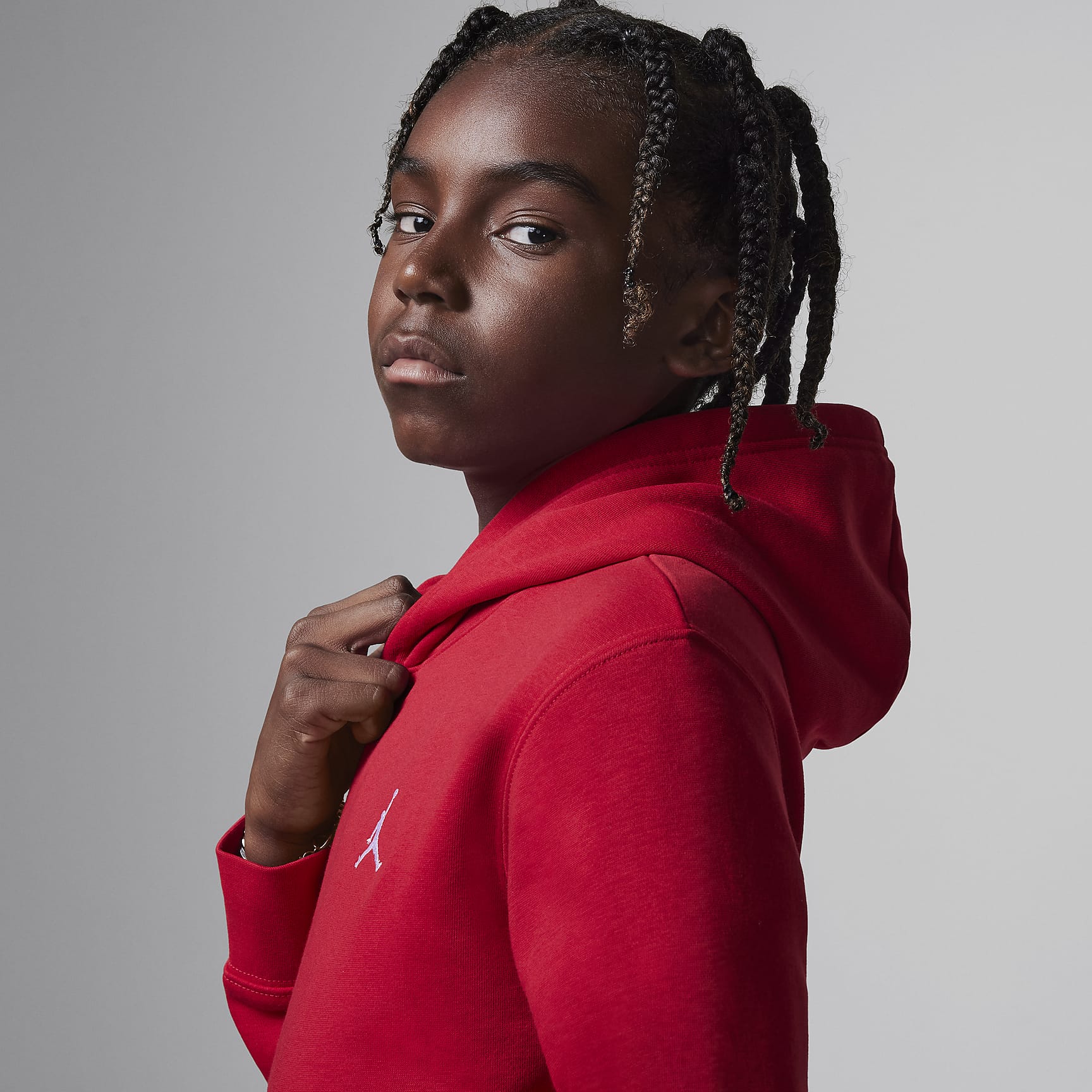 Jordan Big Kids' Brooklyn Fleece Pullover Hoodie