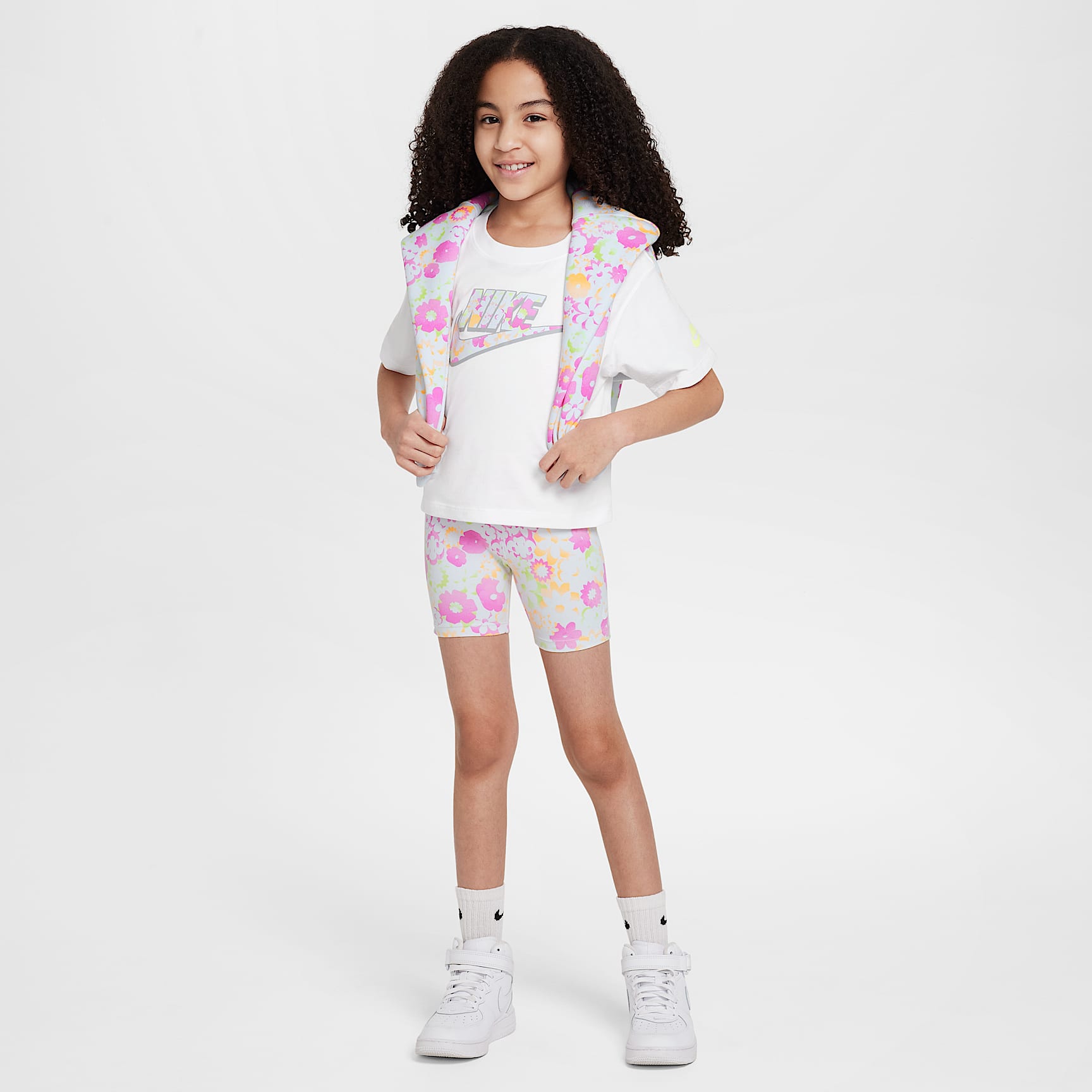 Nike Flow-Ral Little Kids' Boxy Graphic T-Shirt