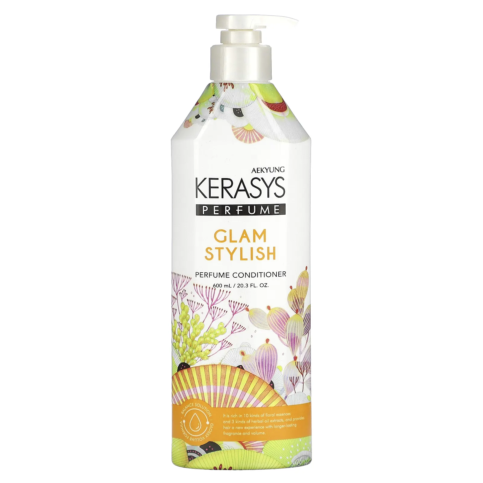 Kerasys, Парфюмерный кондиционер Glam Stylish, 600 мл (20,3 жидк. Унции)