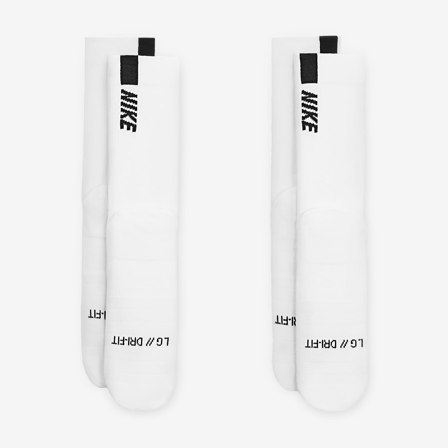 Nike Multiplier Crew Sock (2 Pairs)