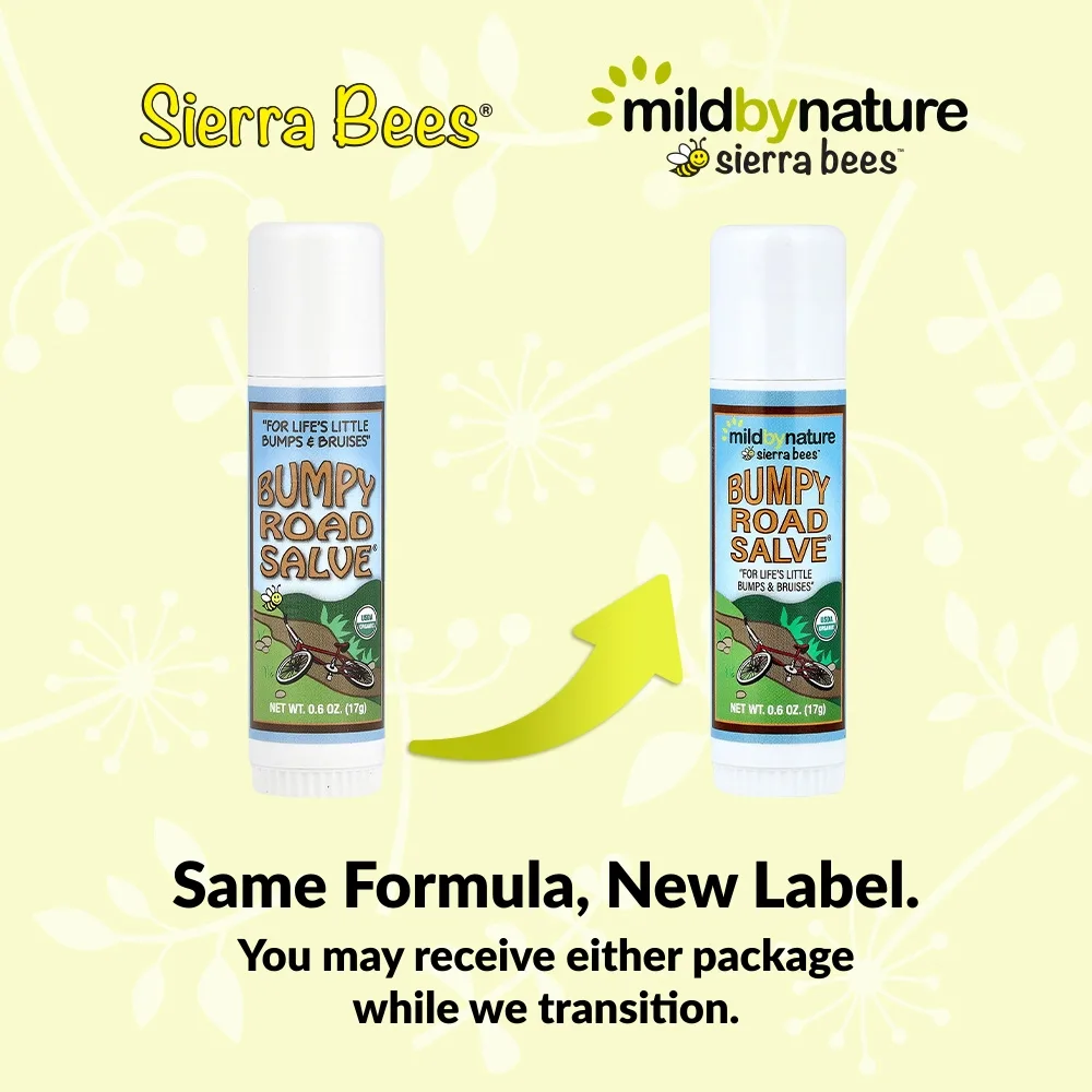 Mild By Nature, Bumpy Road Salve®, бальзам от ушибов в виде стика, 17 г (0,6 унции)