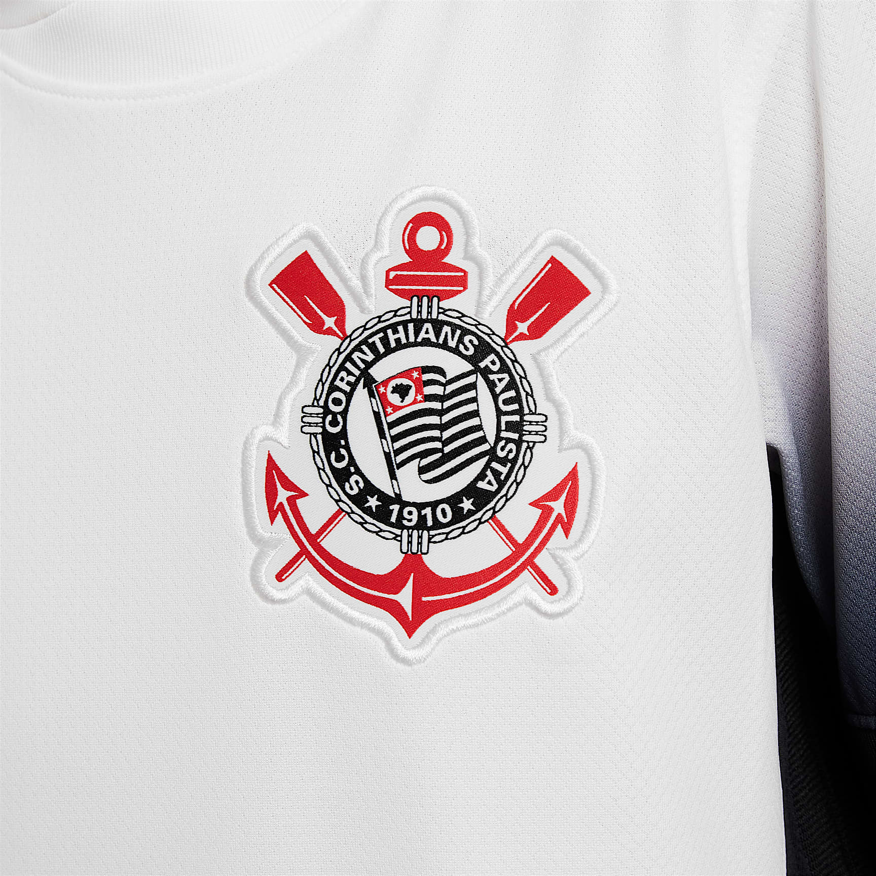 S.C. Corinthians 2024/25 Stadium Home Big Kids' Nike Dri-FIT Soccer Replica Jersey