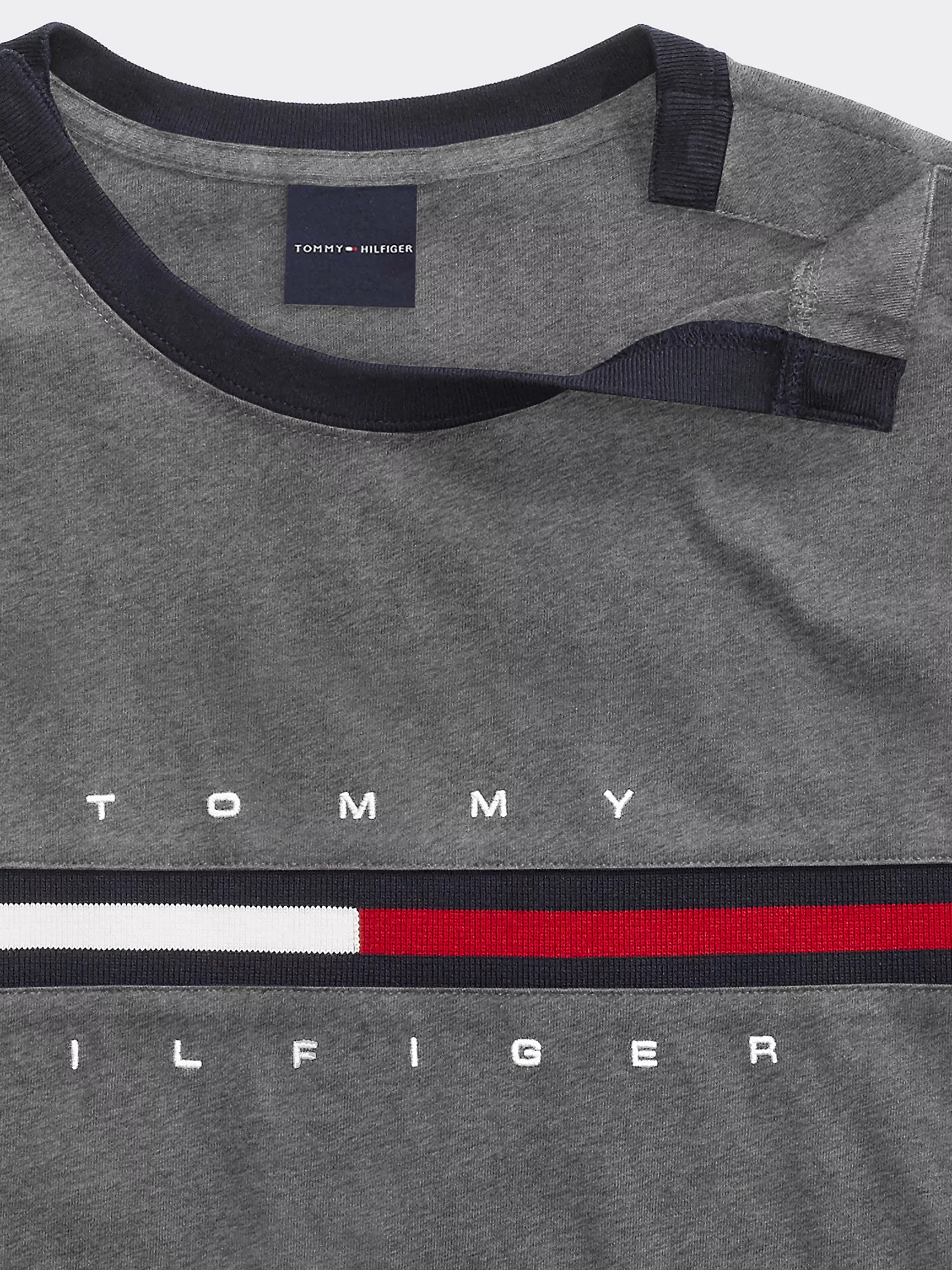 Мужская футболка Tommy Hilfiger, Футболка с фирменными полосками