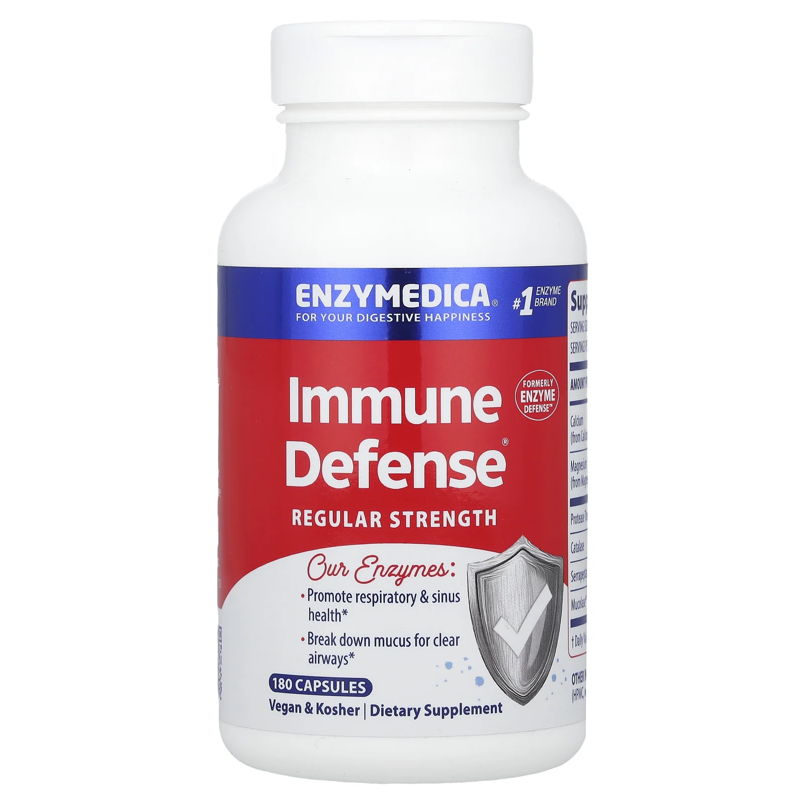 Enzymedica, Enzyme Defense, 180 капсул