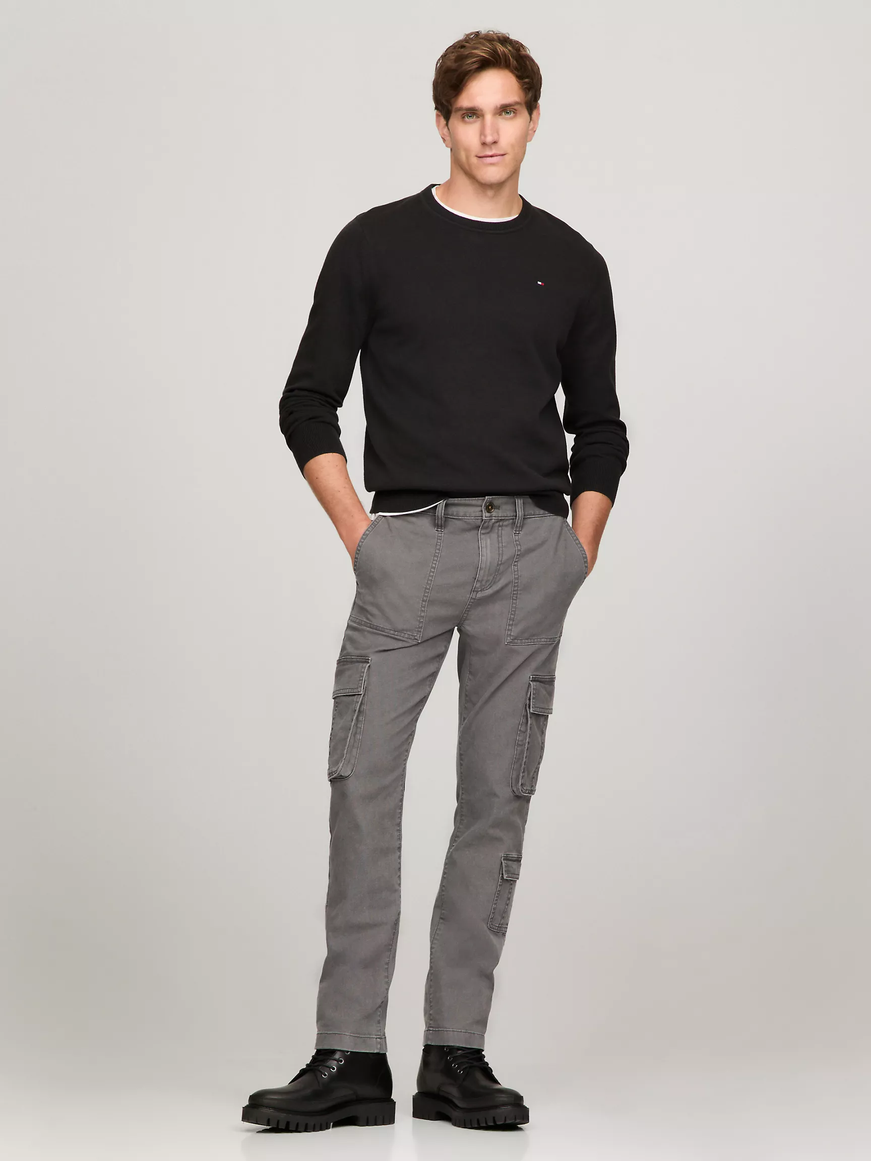 Мужские брюки Tommy Hilfiger, Свободные брюки-карго в стиле utility