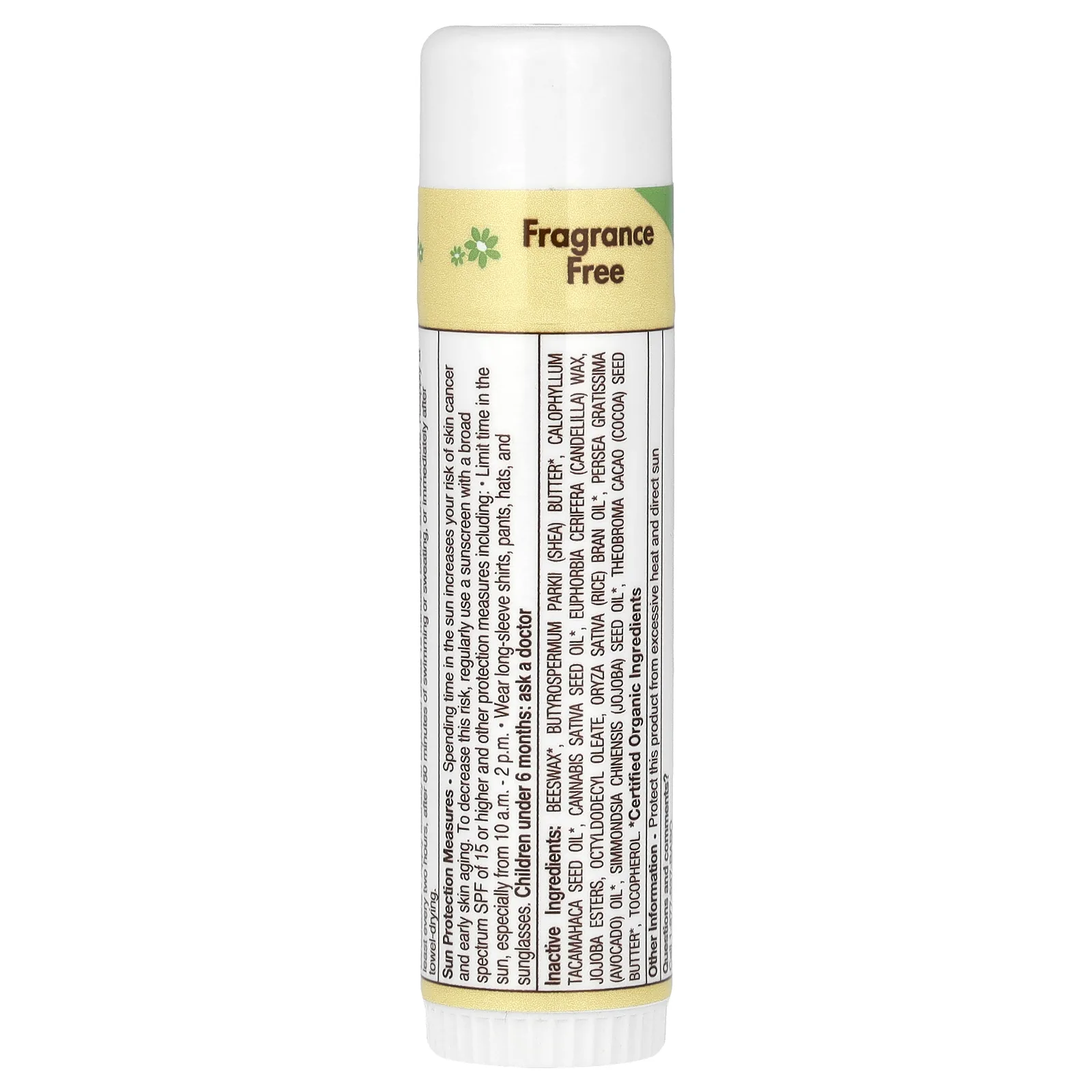 Babo Botanicals, прозрачный солнцезащитный стик с цинком, SPF 30, без отдушек, 17 г (0,6 унции)