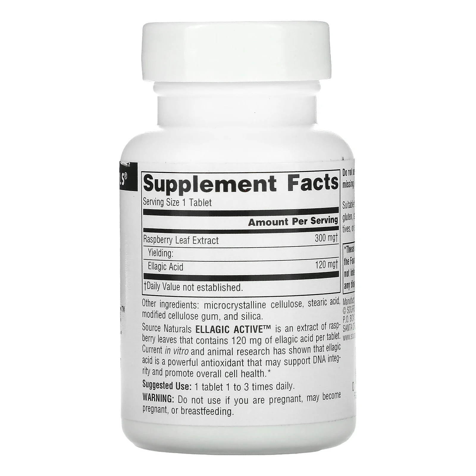 Source Naturals, Активные Эллаготанины, 300 мг, 60 таблеток